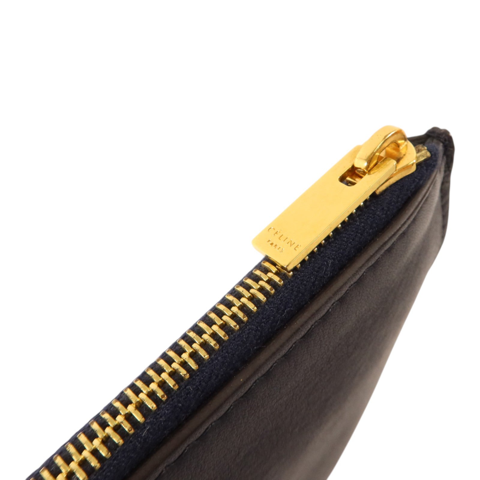 CELINE 牛皮皮革Clutch Bag金扣手拿包