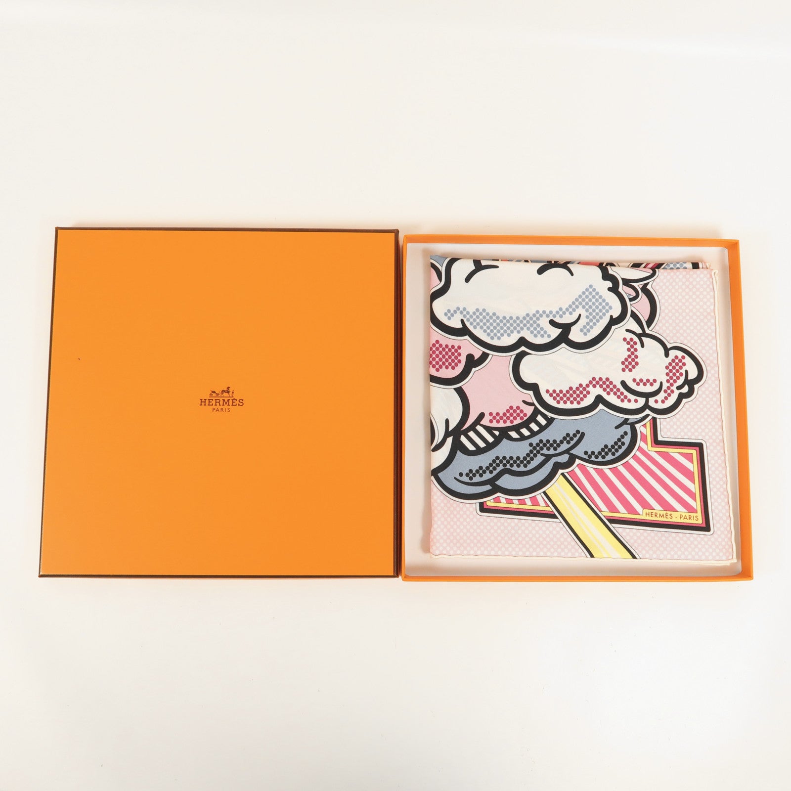 HERMES 絲質Scarf 40x40絲巾