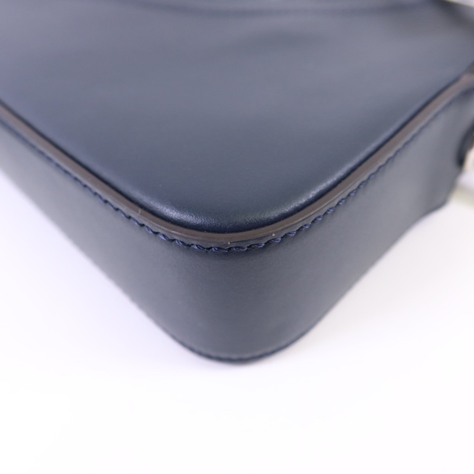 FENDI 帆布/牛皮皮革Diagonal Camera Case銀扣肩背袋