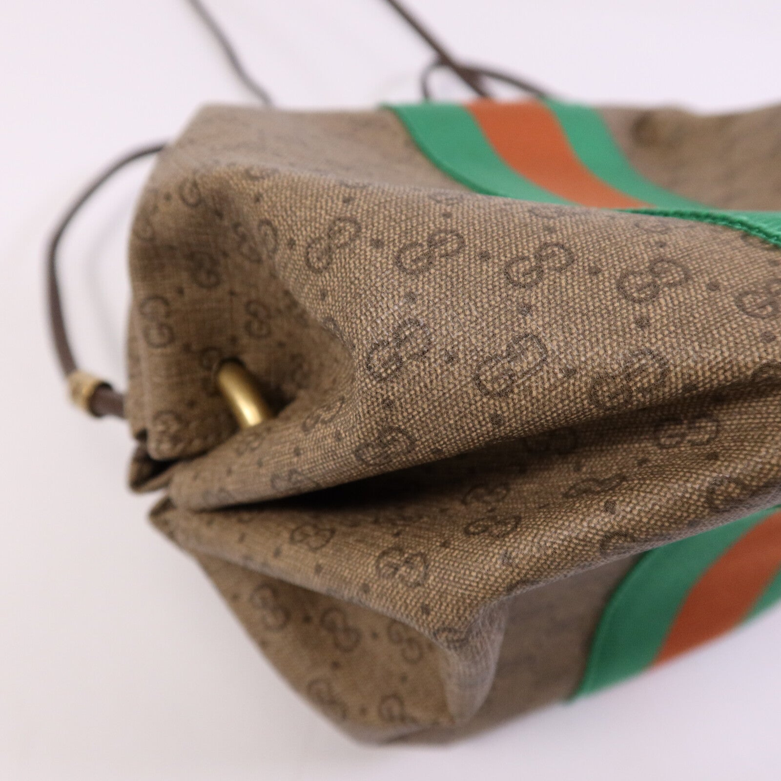 GUCCI 【激減優惠】塗層帆布New Candy金扣肩背袋