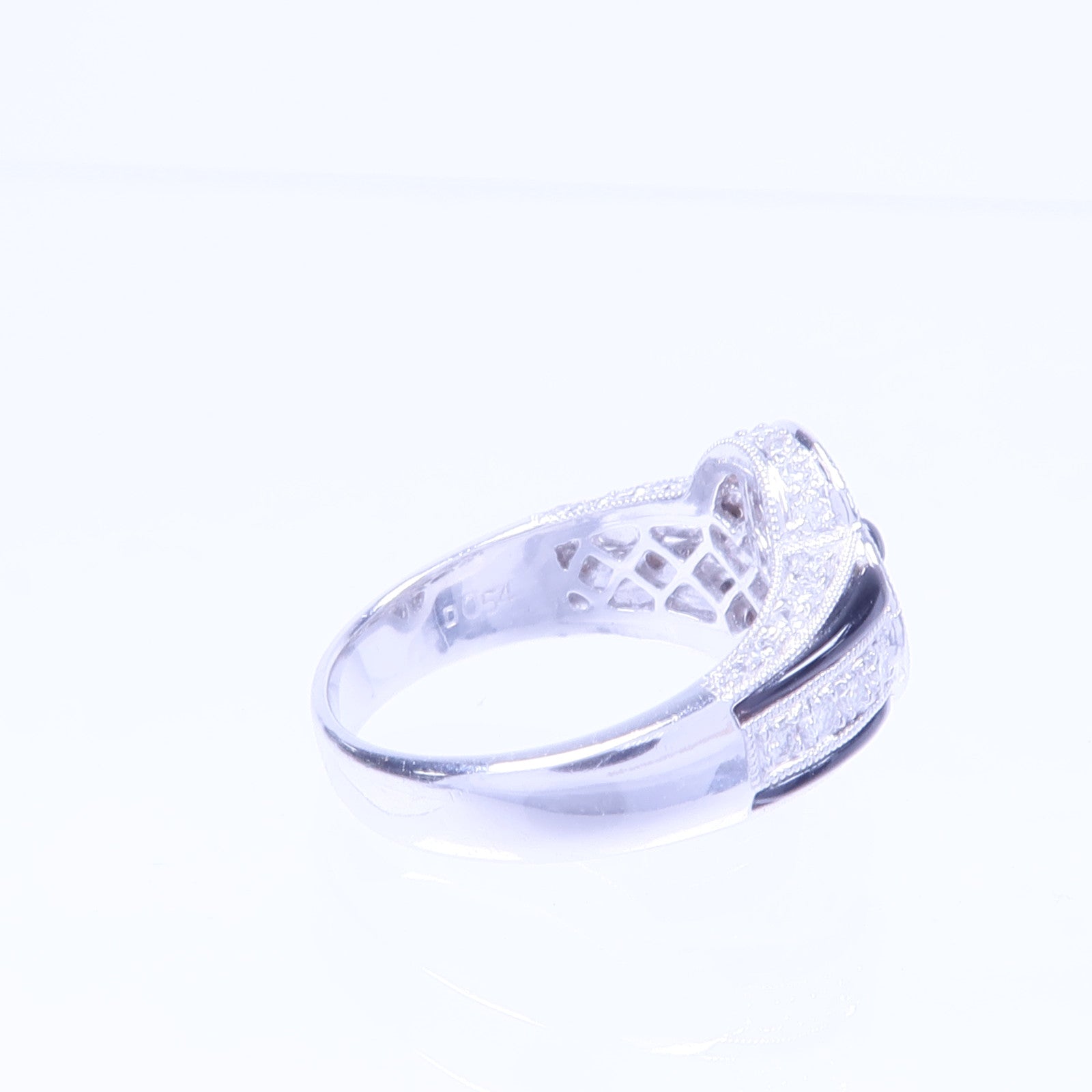 JEWELRY 18K白金Diamond Ring鑽石戒指US#4.25