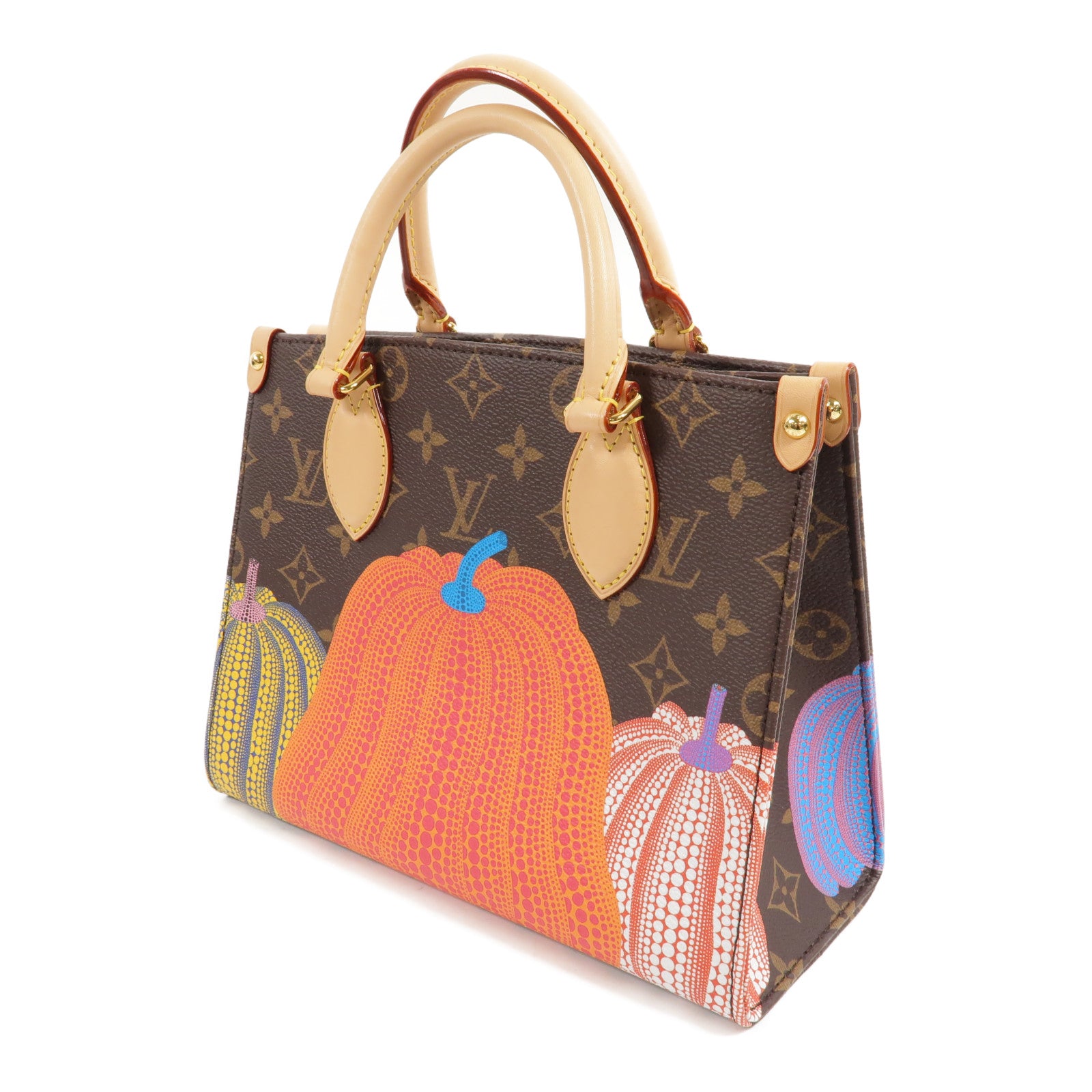 LOUIS VUITTON Monogram On The Go PM手挽肩背兩用袋