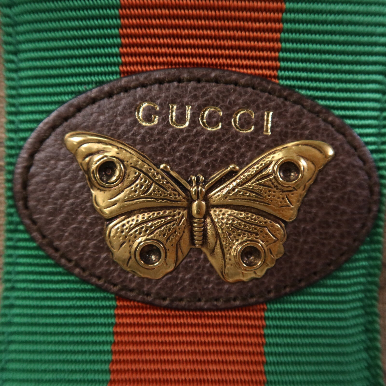 GUCCI 【激減優惠】塗層帆布New Candy金扣肩背袋