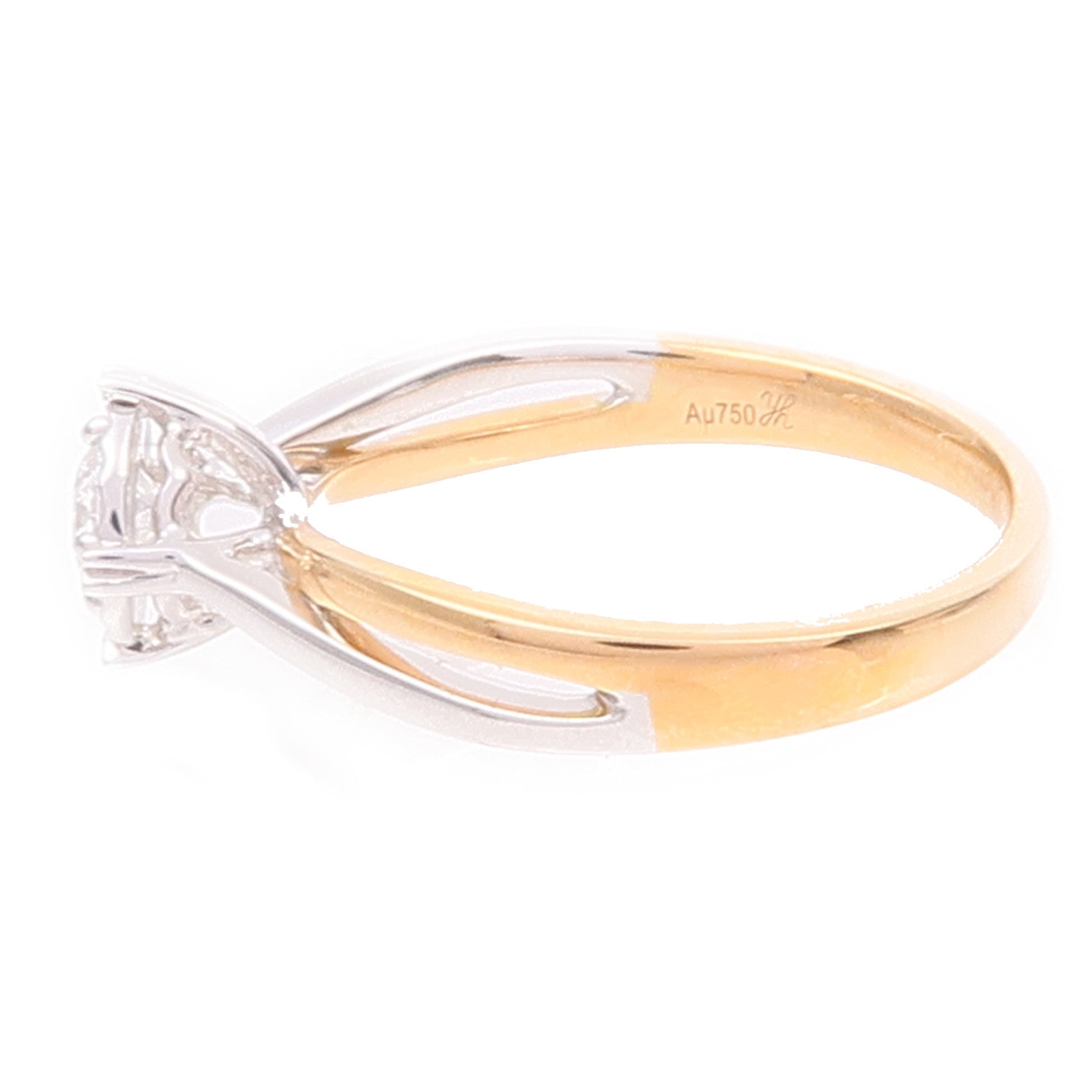 JEWELRY 【激減優惠】18K白金/玫瑰金Diamond Ring鑽石戒指US#5.75