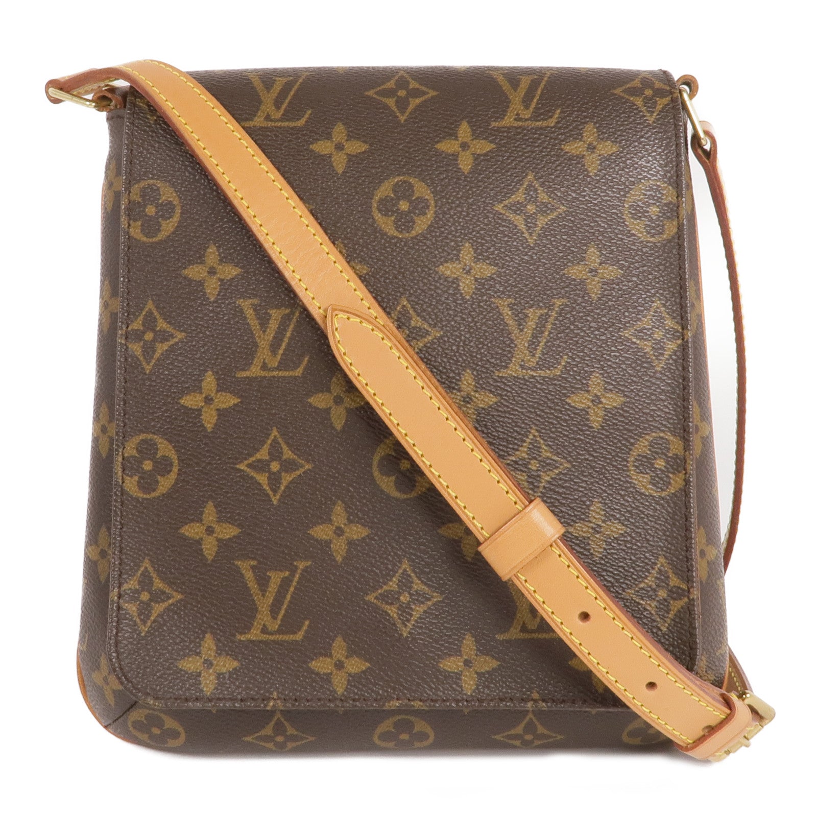 LOUIS VUITTON Monogram Musette Salsa Short金扣肩背袋
