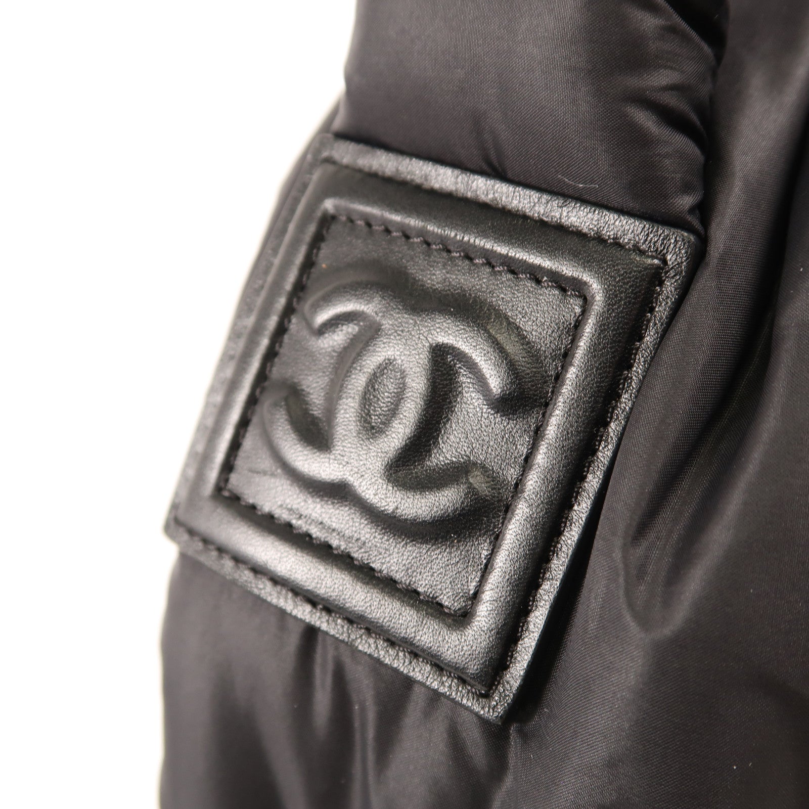 CHANEL CC SHW Coco Cocoon Rucksack Backpack Nylon Black