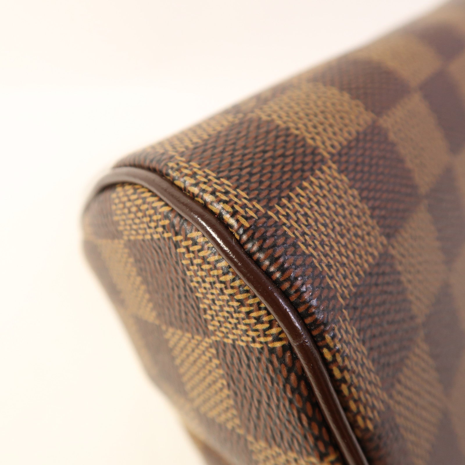 LOUIS VUITTON Damier Rivera Mini金扣手挽袋