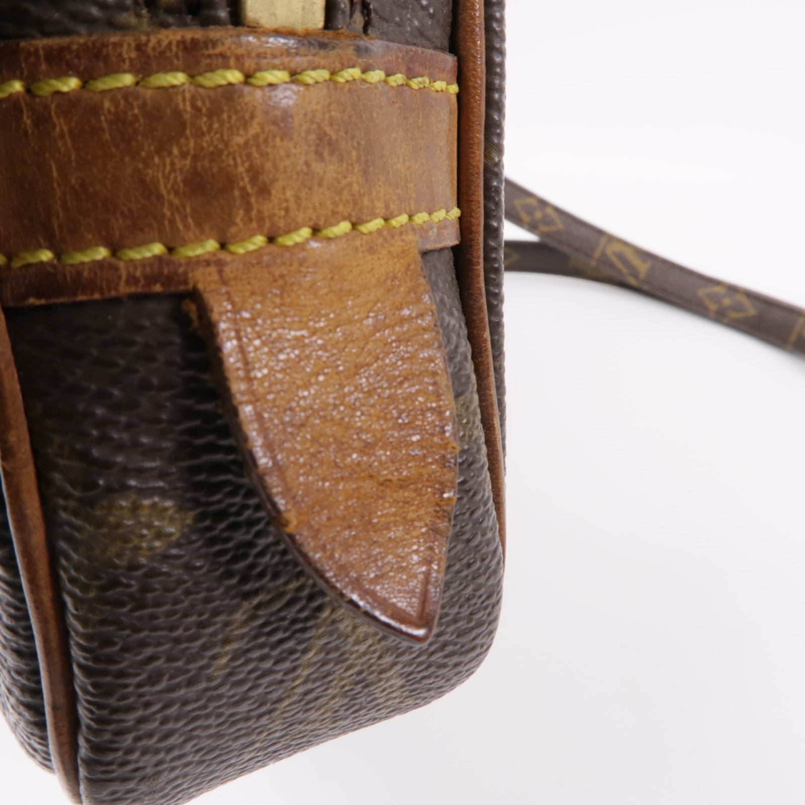 LOUIS VUITTON Monogram Marly Bandouliere金扣肩背袋棕色