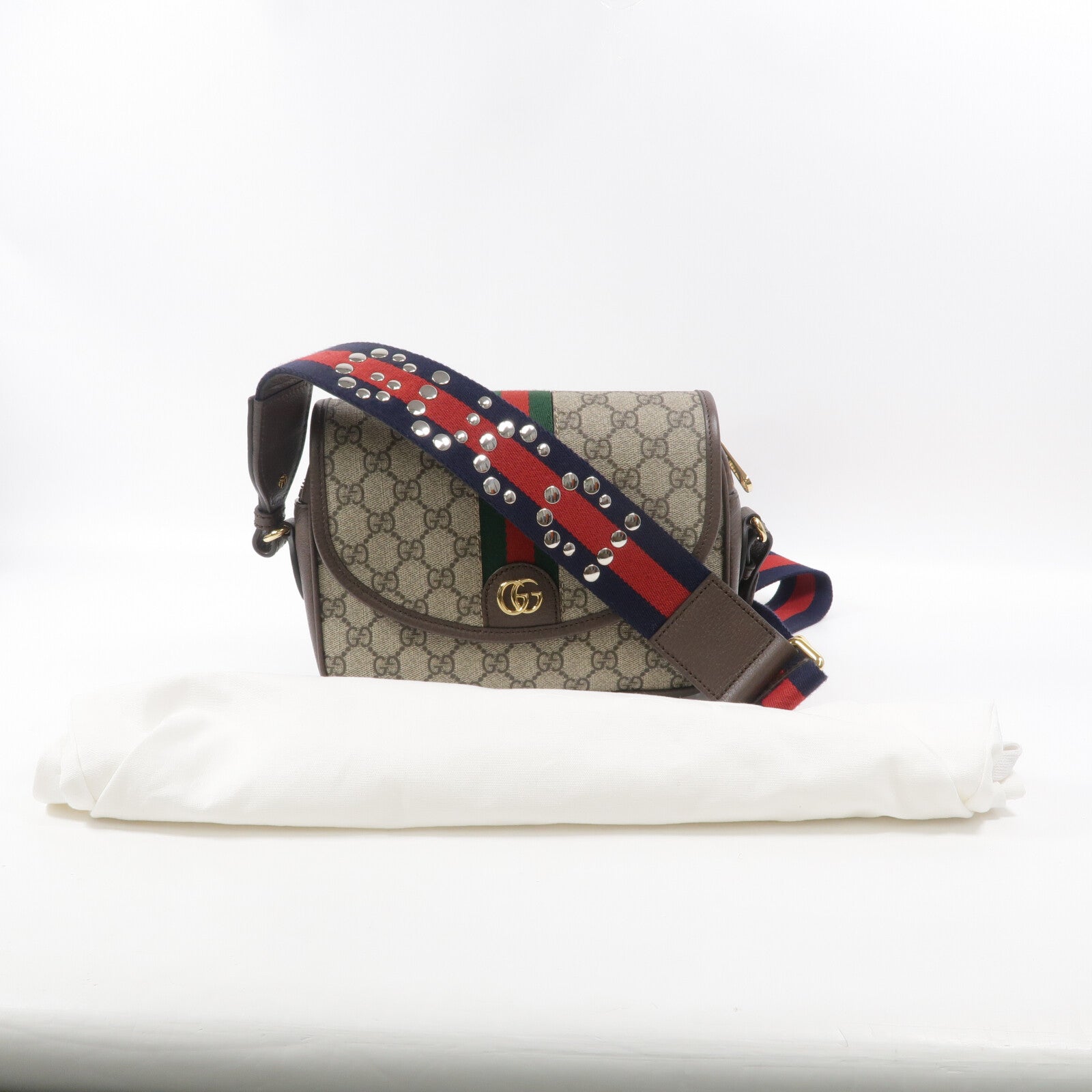 GUCCI 塗層帆布Ophidia GG Small肩背袋