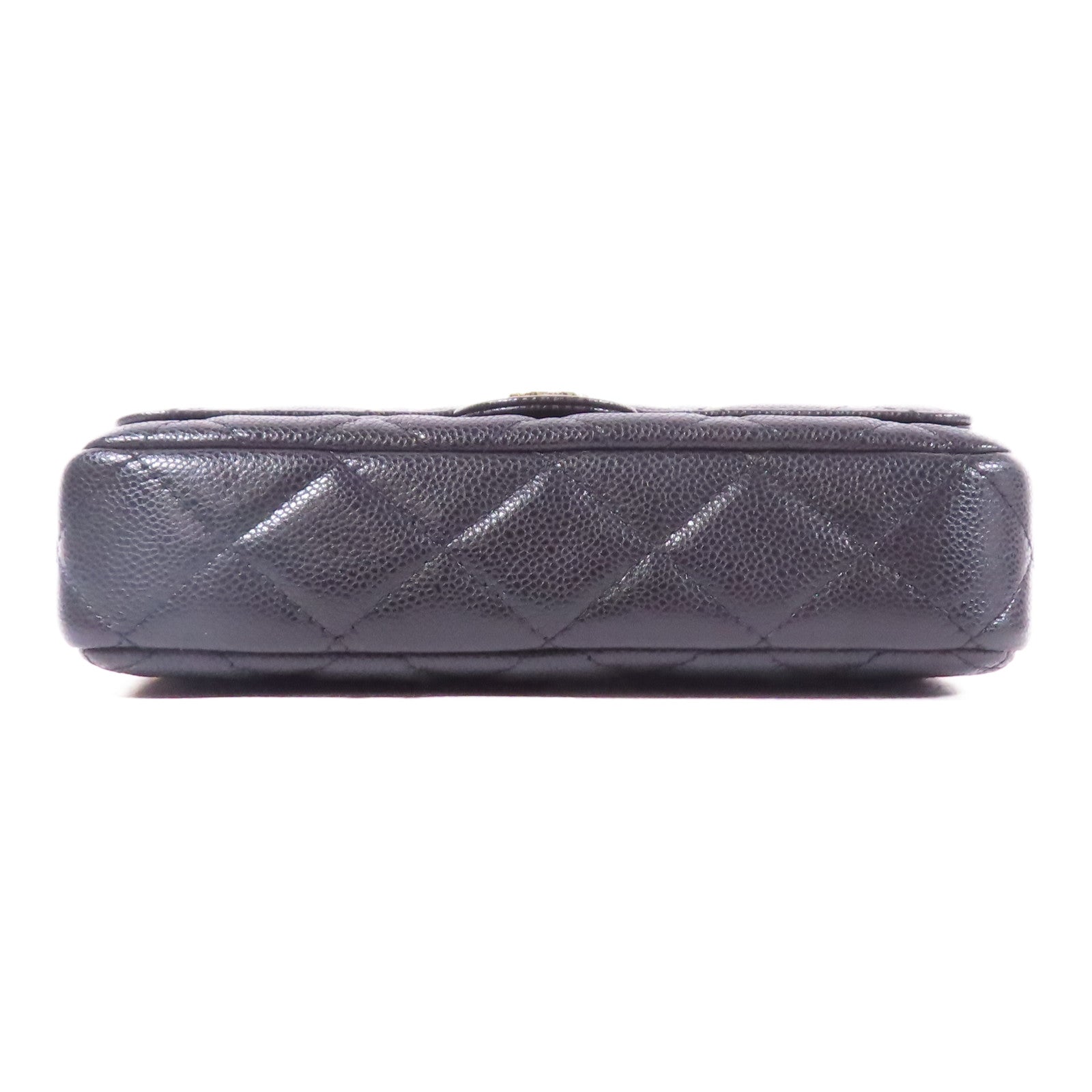 CHANEL 牛皮皮革Chain Shoulder金扣鏈帶肩背袋