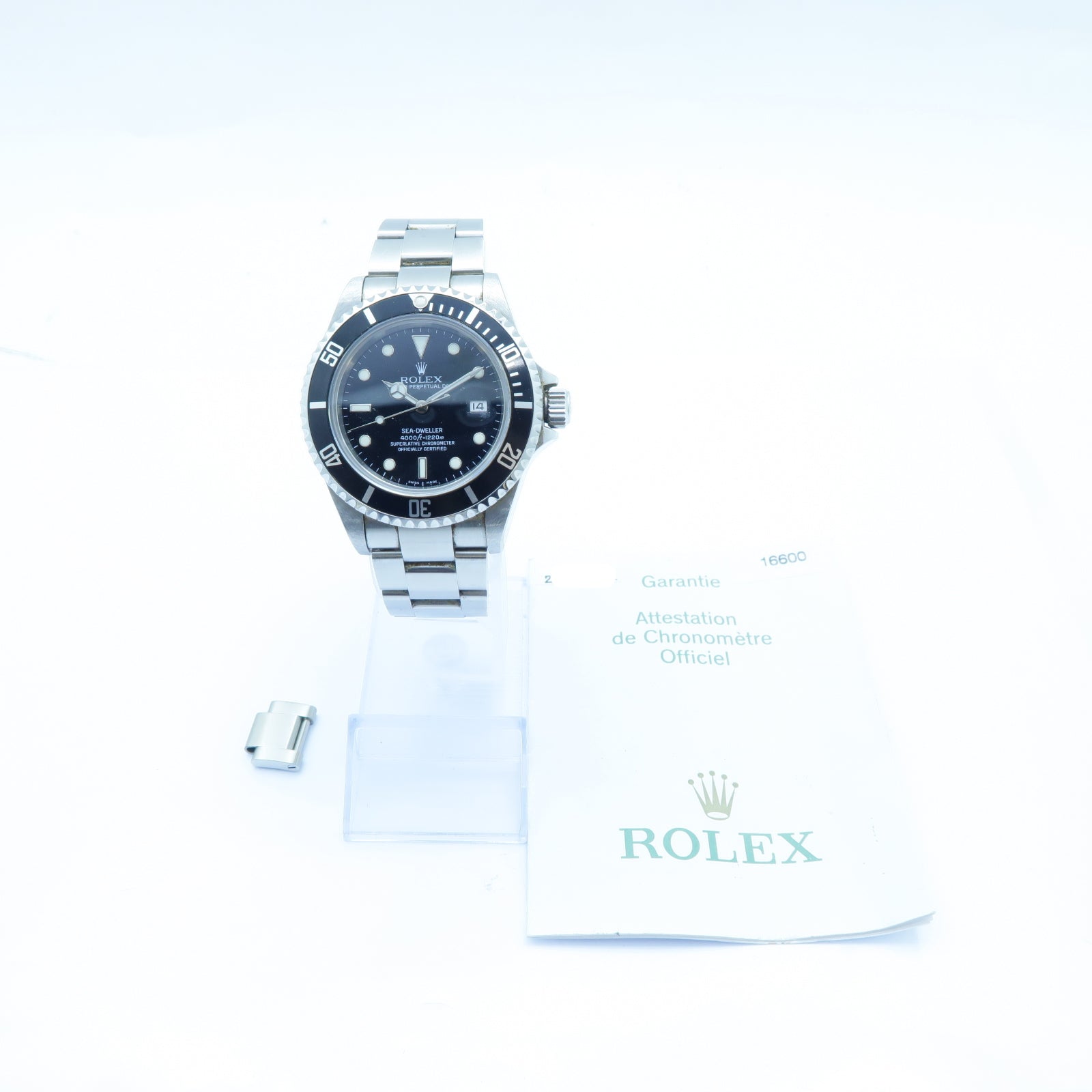 ROLEX Sea-Dweller不鏽鋼手錶自動機芯黑色