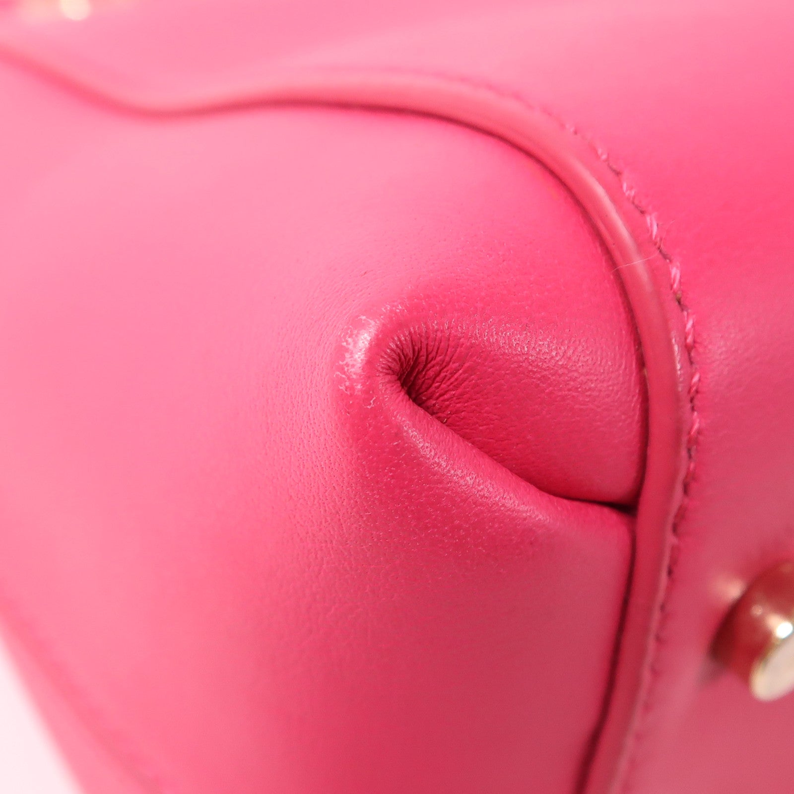 SELECTION 牛皮皮革Shoulder Bag金扣手挽肩背兩用袋