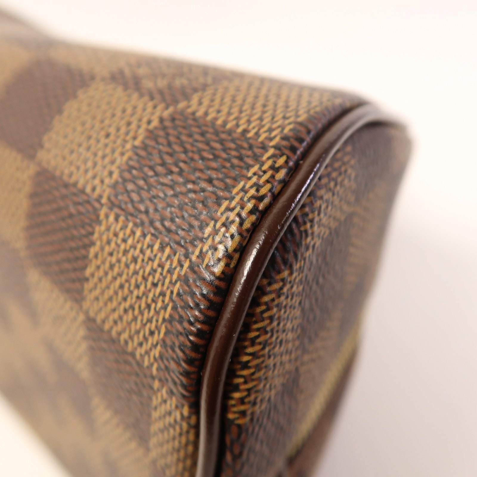 LOUIS VUITTON Damier Rivera Mini金扣手挽袋