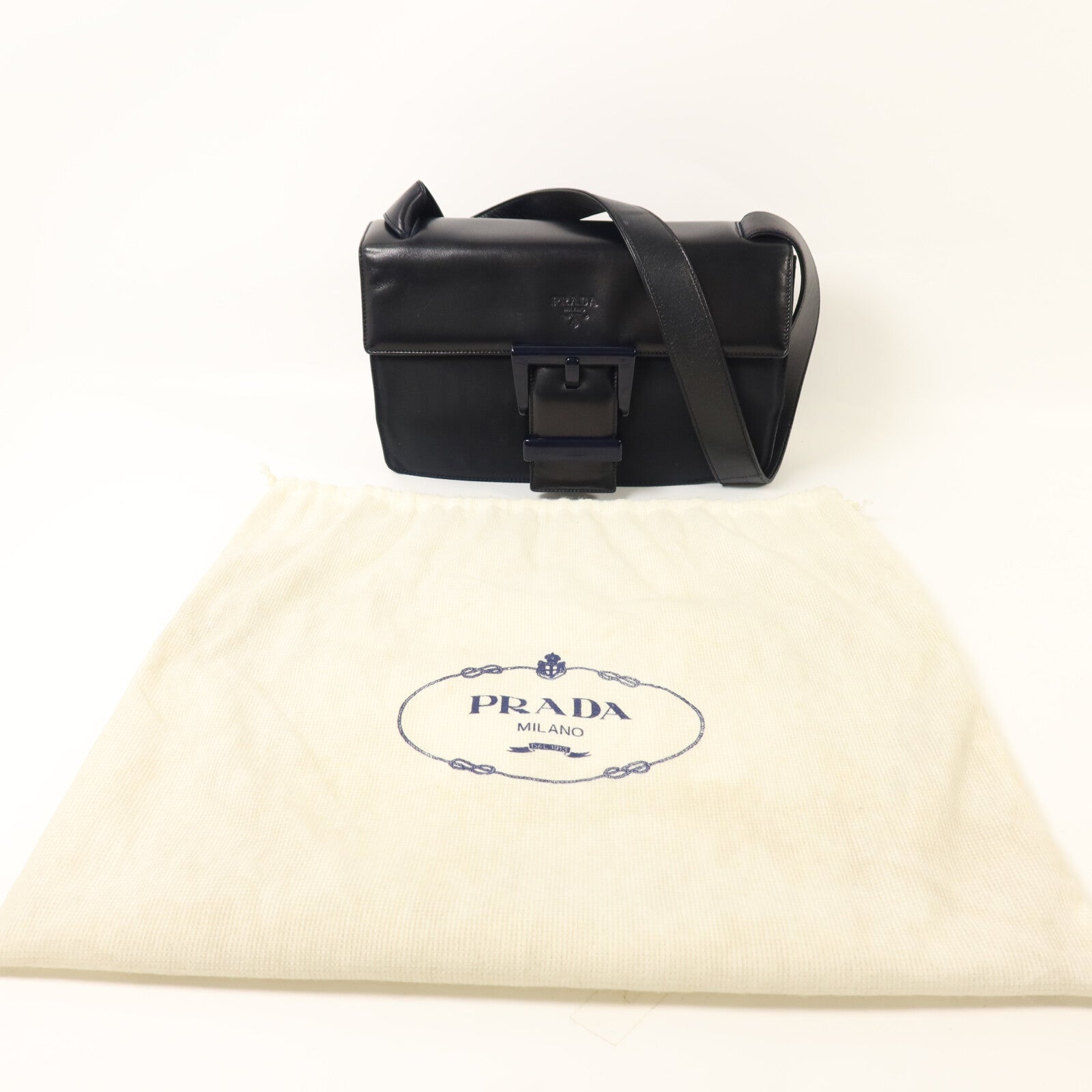 PRADA 羊皮皮革/尼龍Shoulder Bag肩背袋