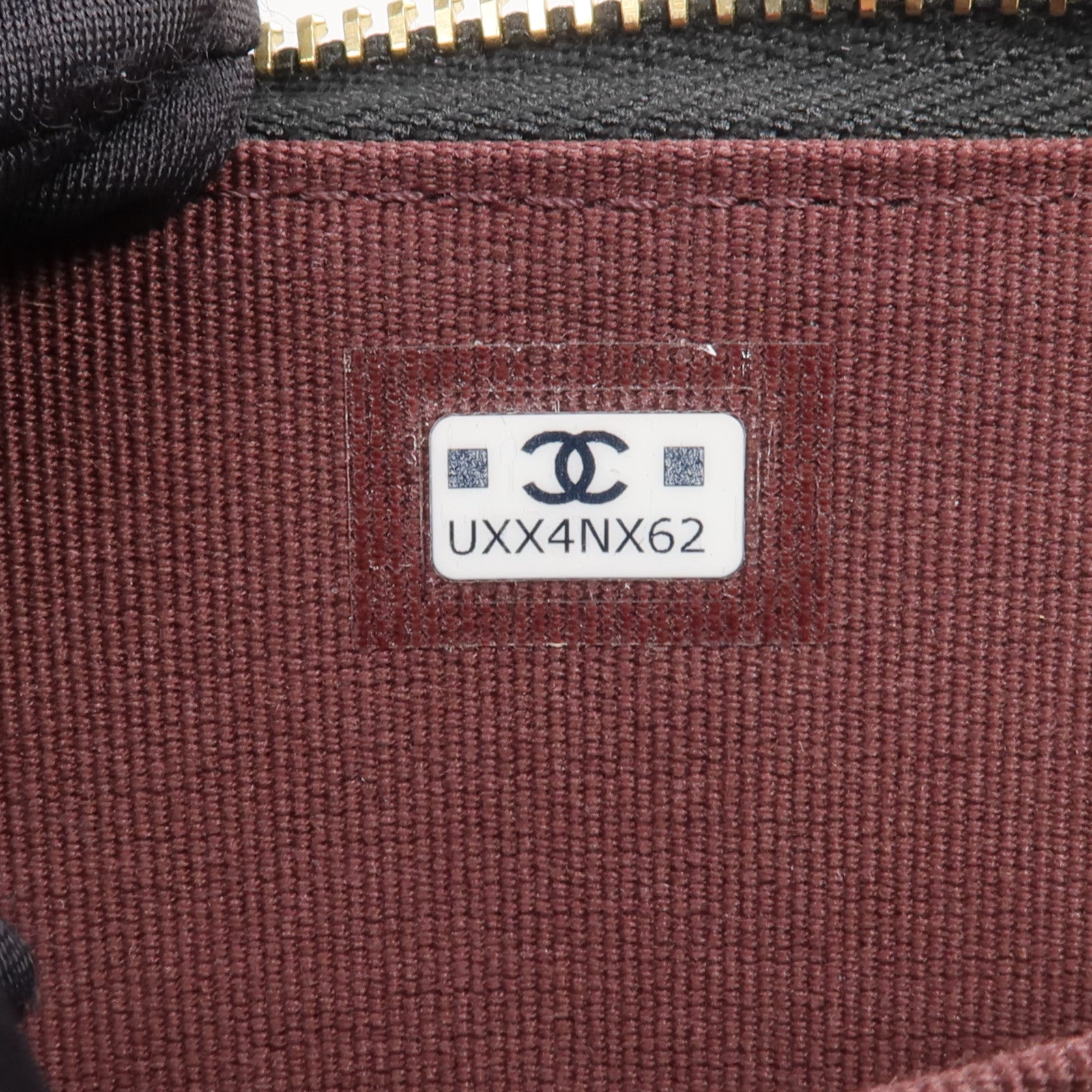 CHANEL 牛皮皮革Card Case/Coin Case金扣拉鏈卡片套/零錢包