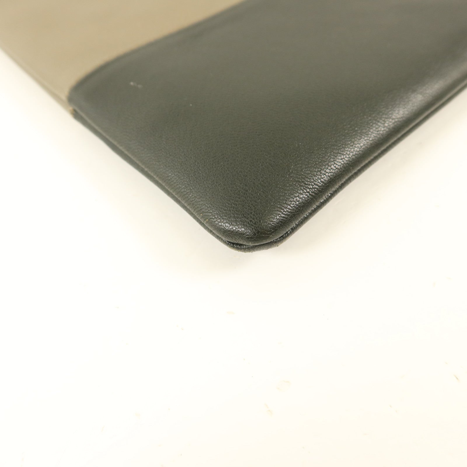 CELINE 牛皮皮革Pouch金扣小袋
