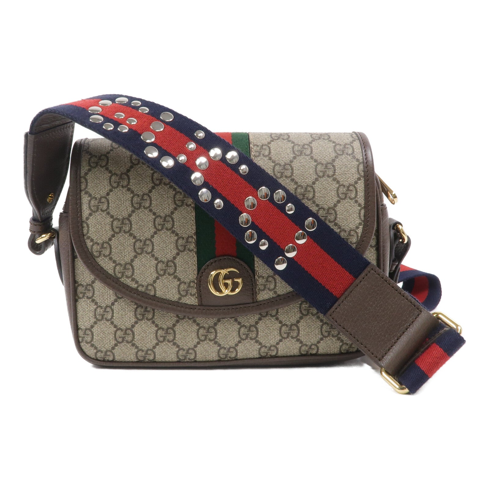 GUCCI 塗層帆布Ophidia GG Small肩背袋