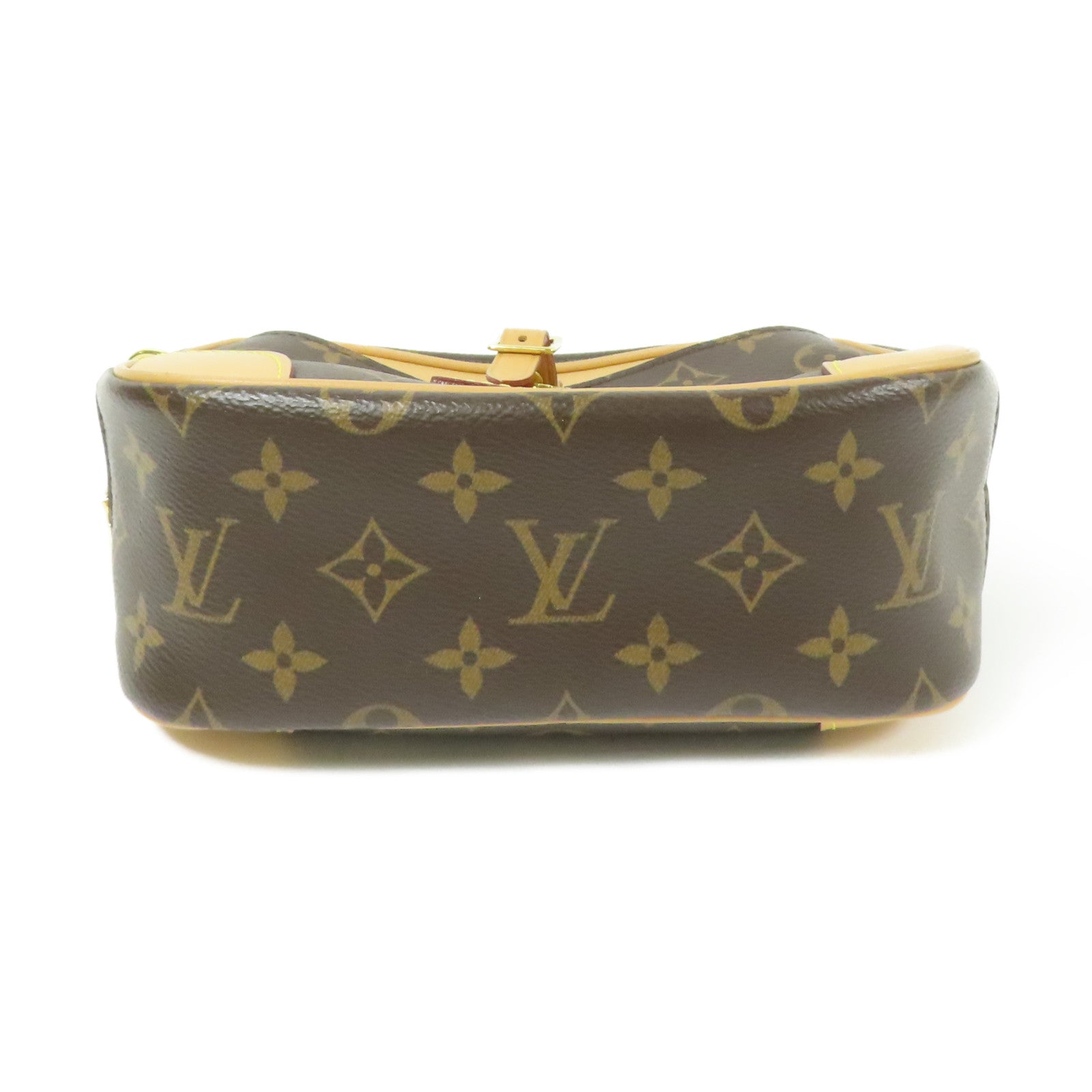 LOUIS VUITTON Monogram Deauville Mini金扣肩背袋
