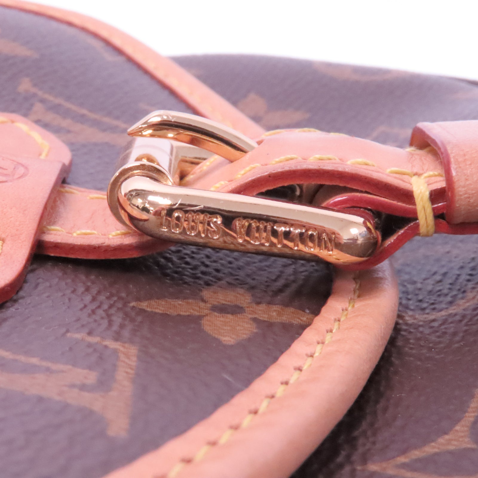 LOUIS VUITTON Monogram Saumur BB金扣手挽肩背兩用袋啡色