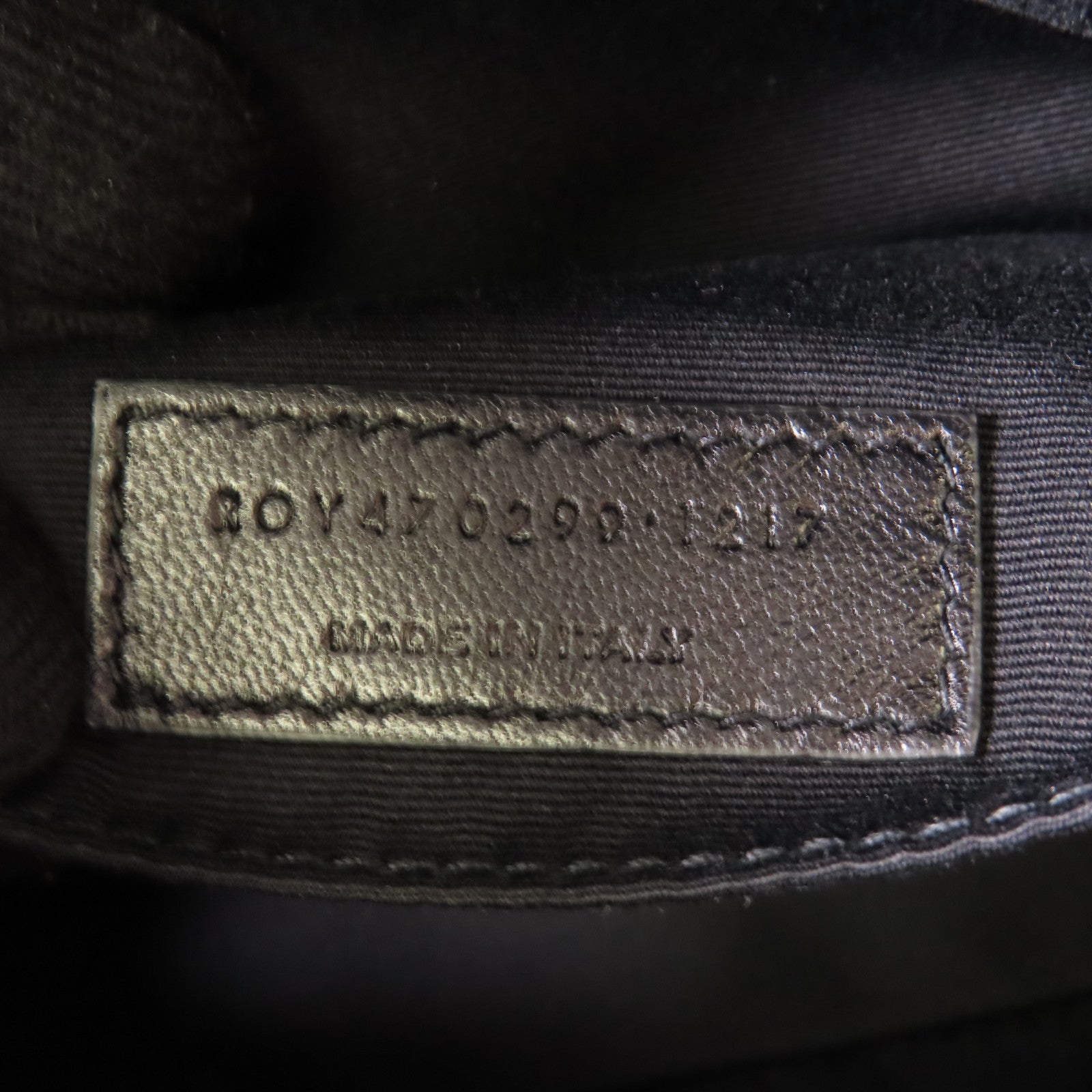 SAINT LAURENT 牛皮皮革Shoulder Bag銀扣肩背袋