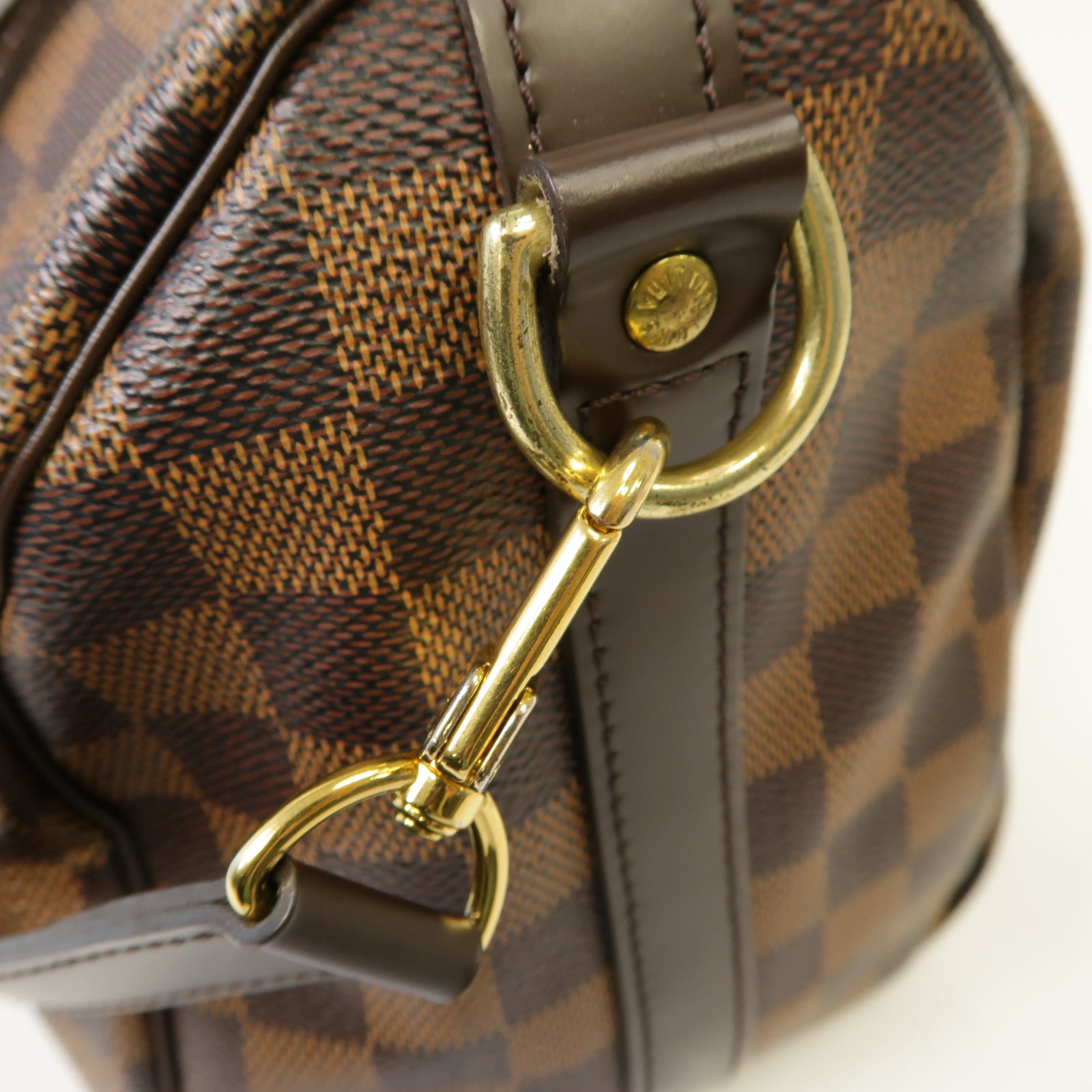 LOUIS VUITTON 【激減優惠】Damier Speedy Bandouliere 25金扣手挽肩背兩用袋啡色