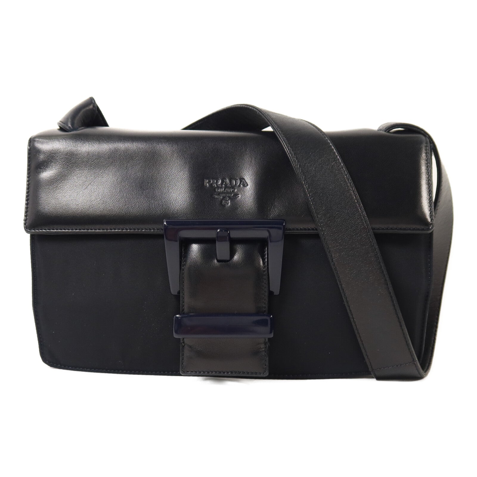PRADA 羊皮皮革/尼龍Shoulder Bag肩背袋