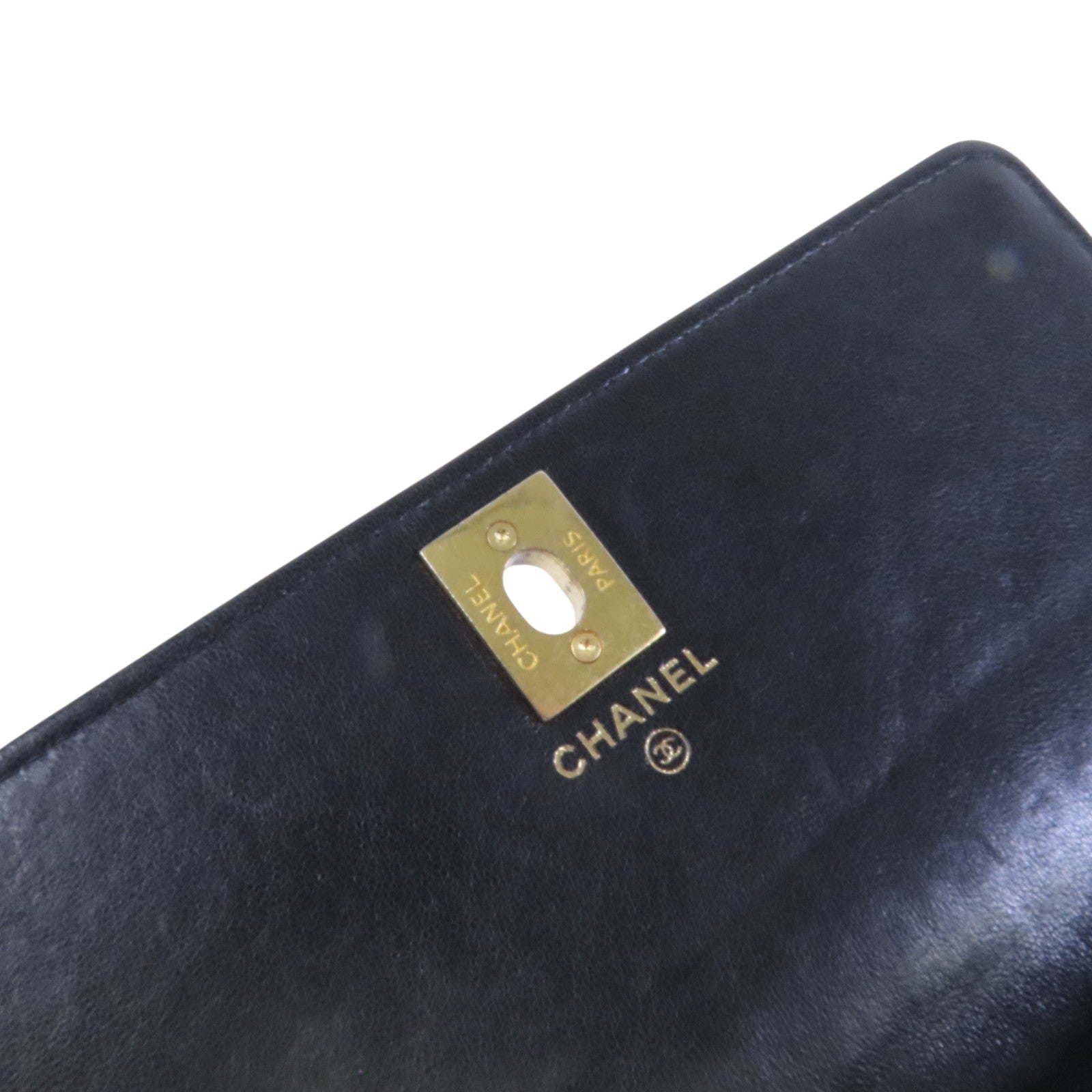 CHANEL 【激減優惠】羊皮皮革WOC Wallet On Chain金扣鏈帶肩背袋