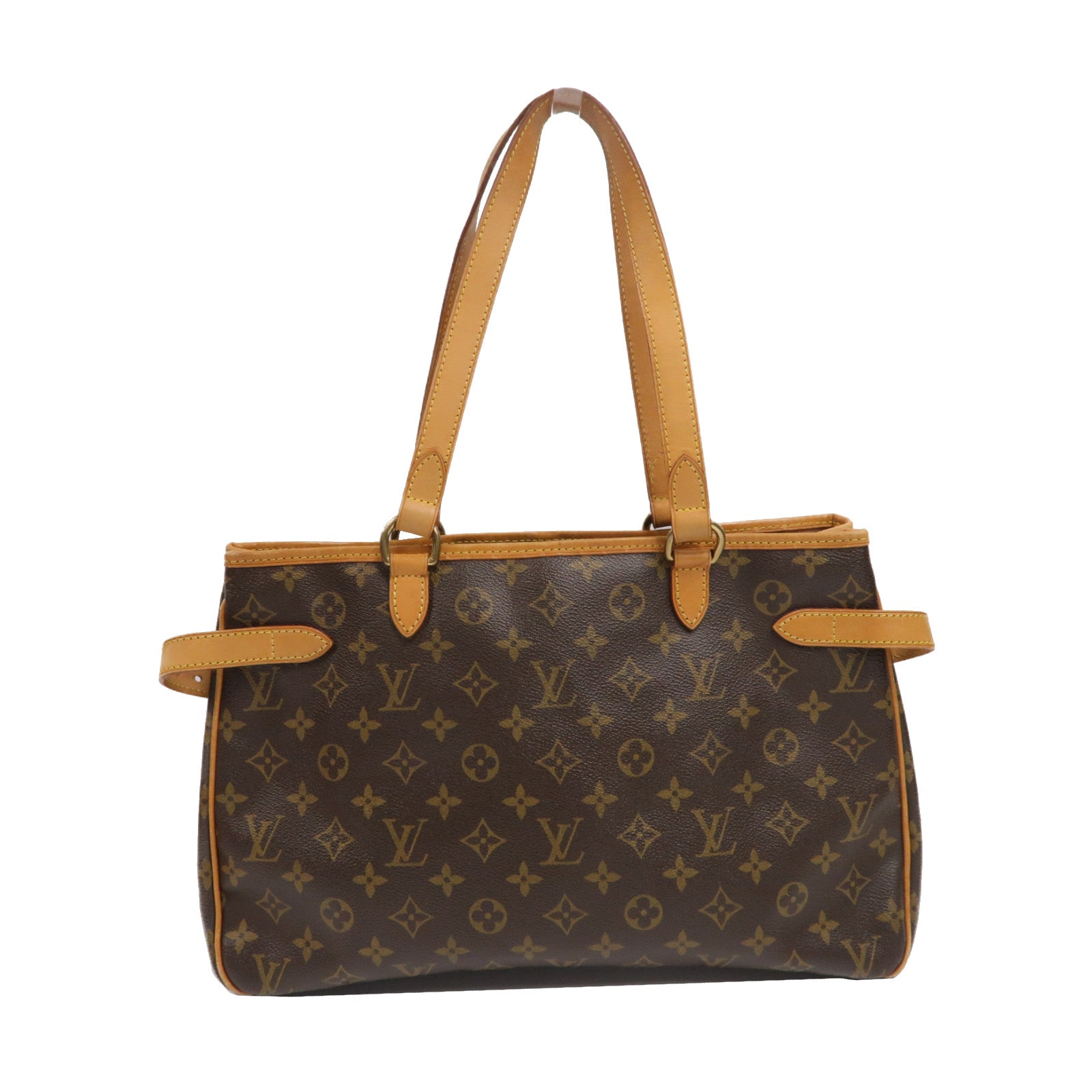 LOUIS VUITTON Monogram Batignolles Horizontal金扣肩背袋啡色