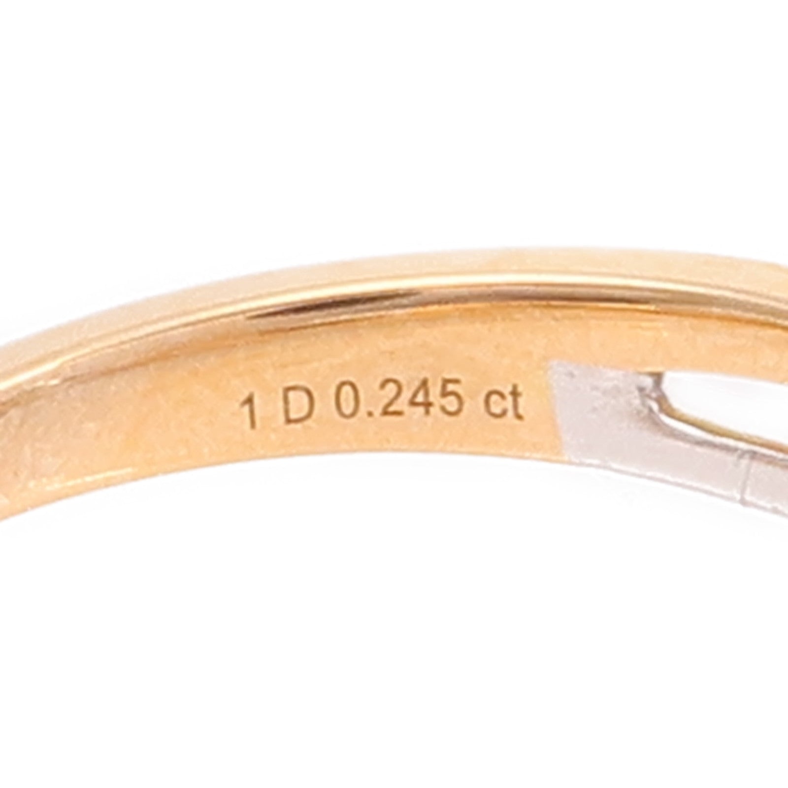 JEWELRY 【激減優惠】18K白金/玫瑰金Diamond Ring鑽石戒指US#5.75