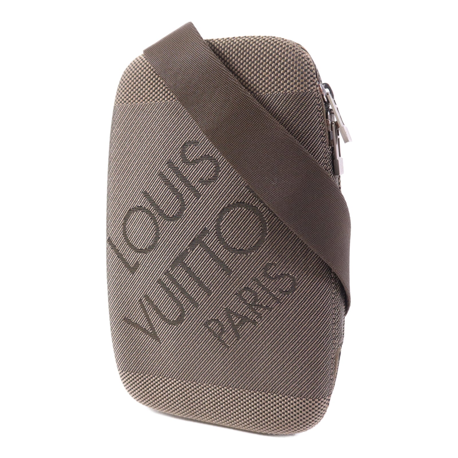 LOUIS VUITTON Damier Geant Mage Sling Bag銀扣腰包