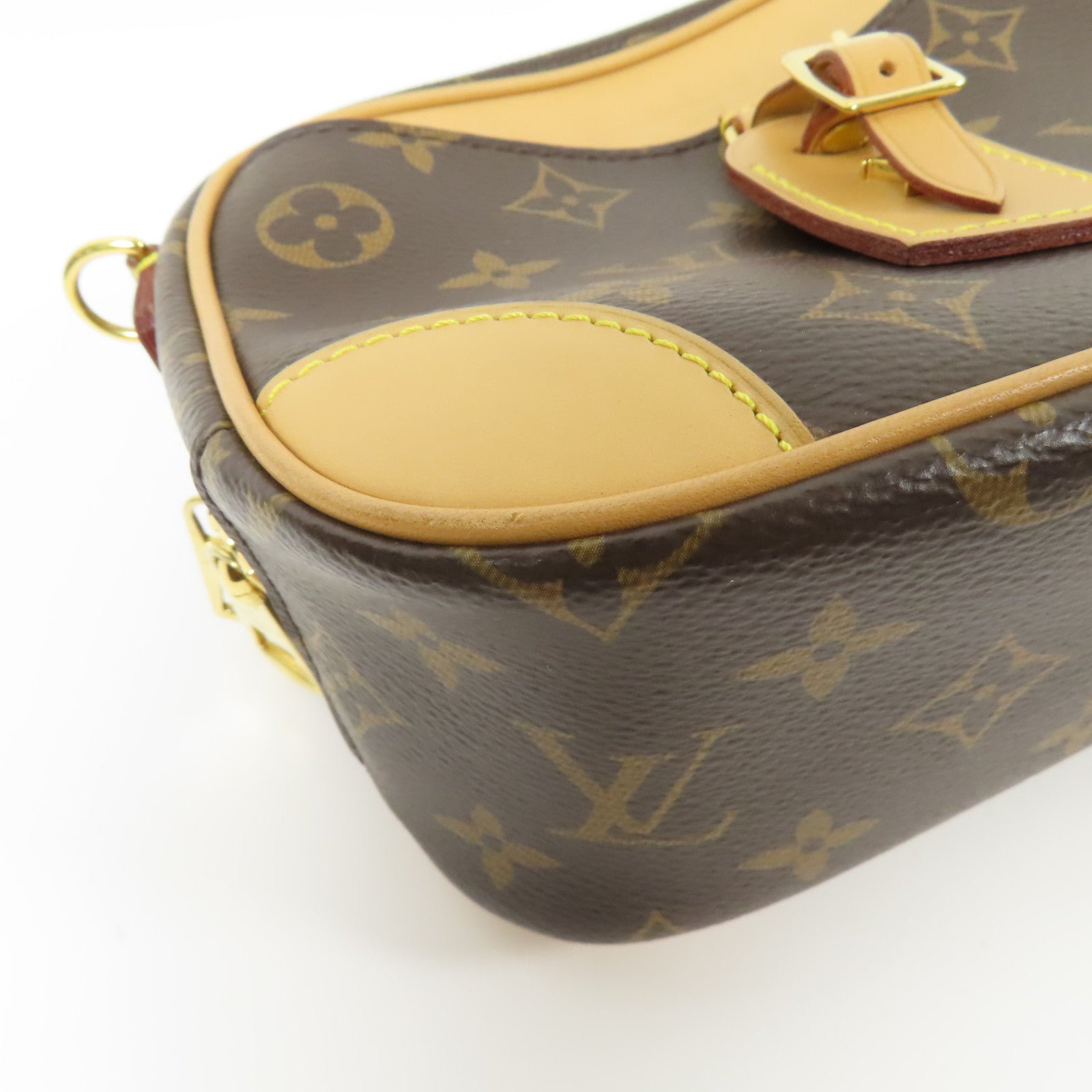 LOUIS VUITTON Monogram Deauville Mini金扣肩背袋