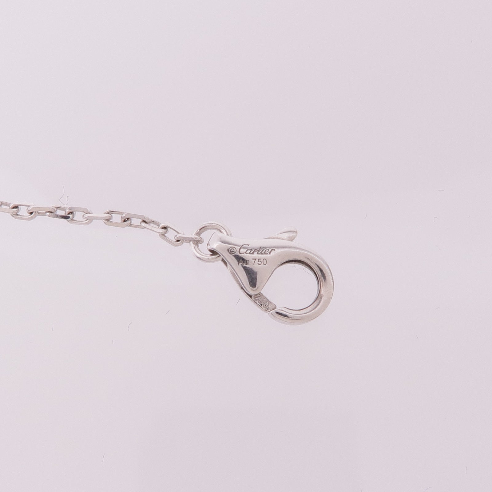 CARTIER 18K白金d'Amour Diamond Pendant鑽石項鍊