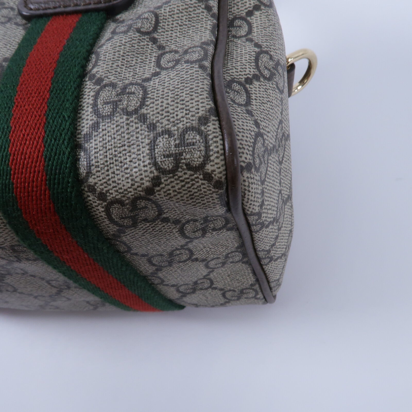 GUCCI 塗層帆布Ophidia Mini GG Supreme手挽肩背兩用袋