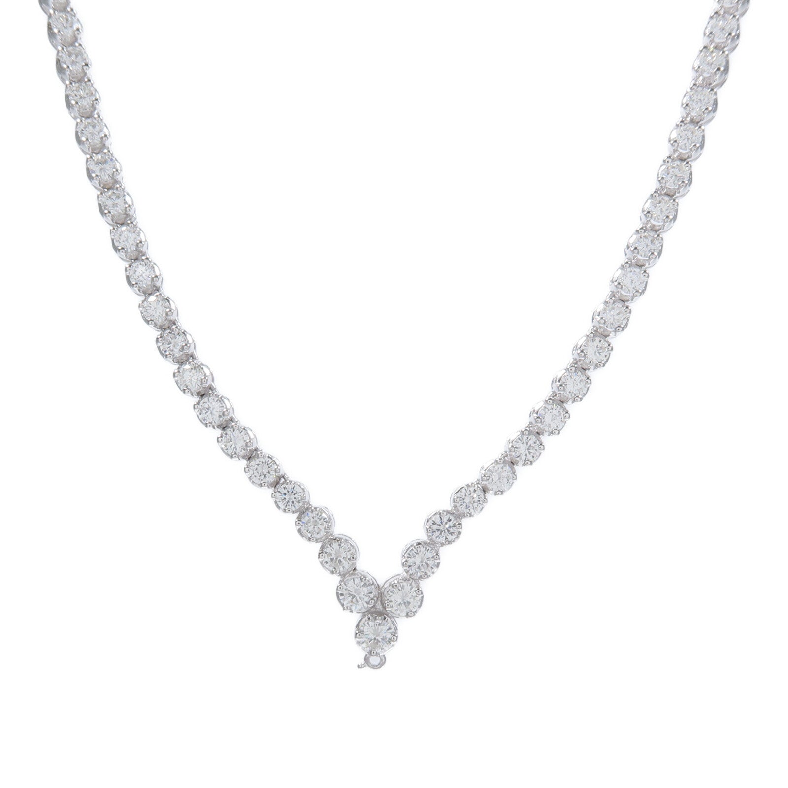 JEWELRY 18K白金Diamond Necklace鑽石項鍊