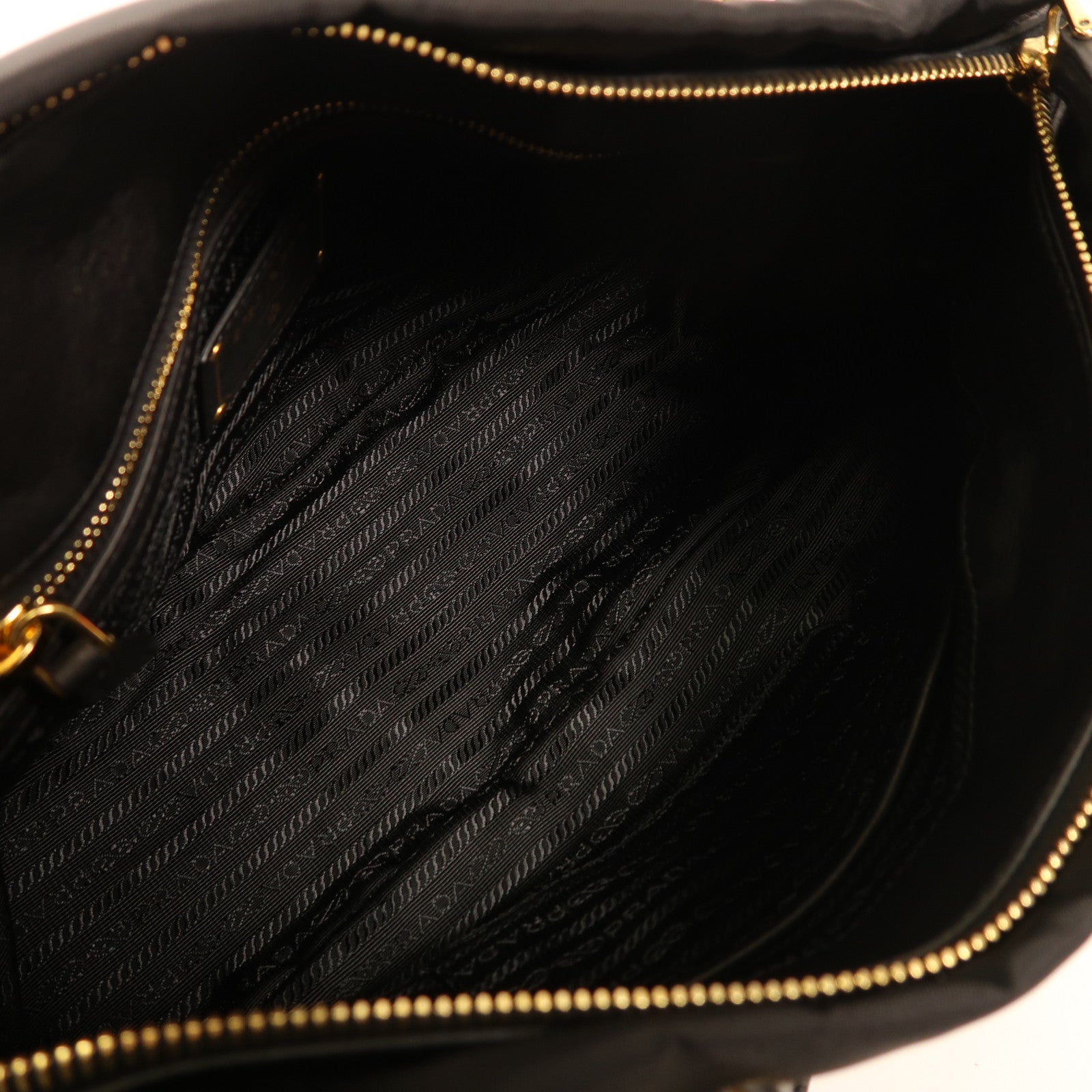 PRADA 尼龍/皮革2 Way Shoulder金扣手挽肩背兩用袋