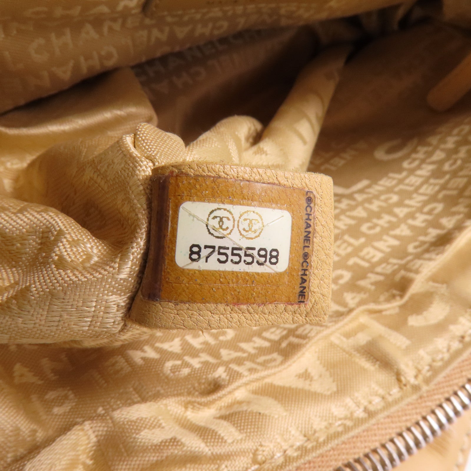 CHANEL 羊皮皮革Vintage Shoulder Bag銀扣肩背袋