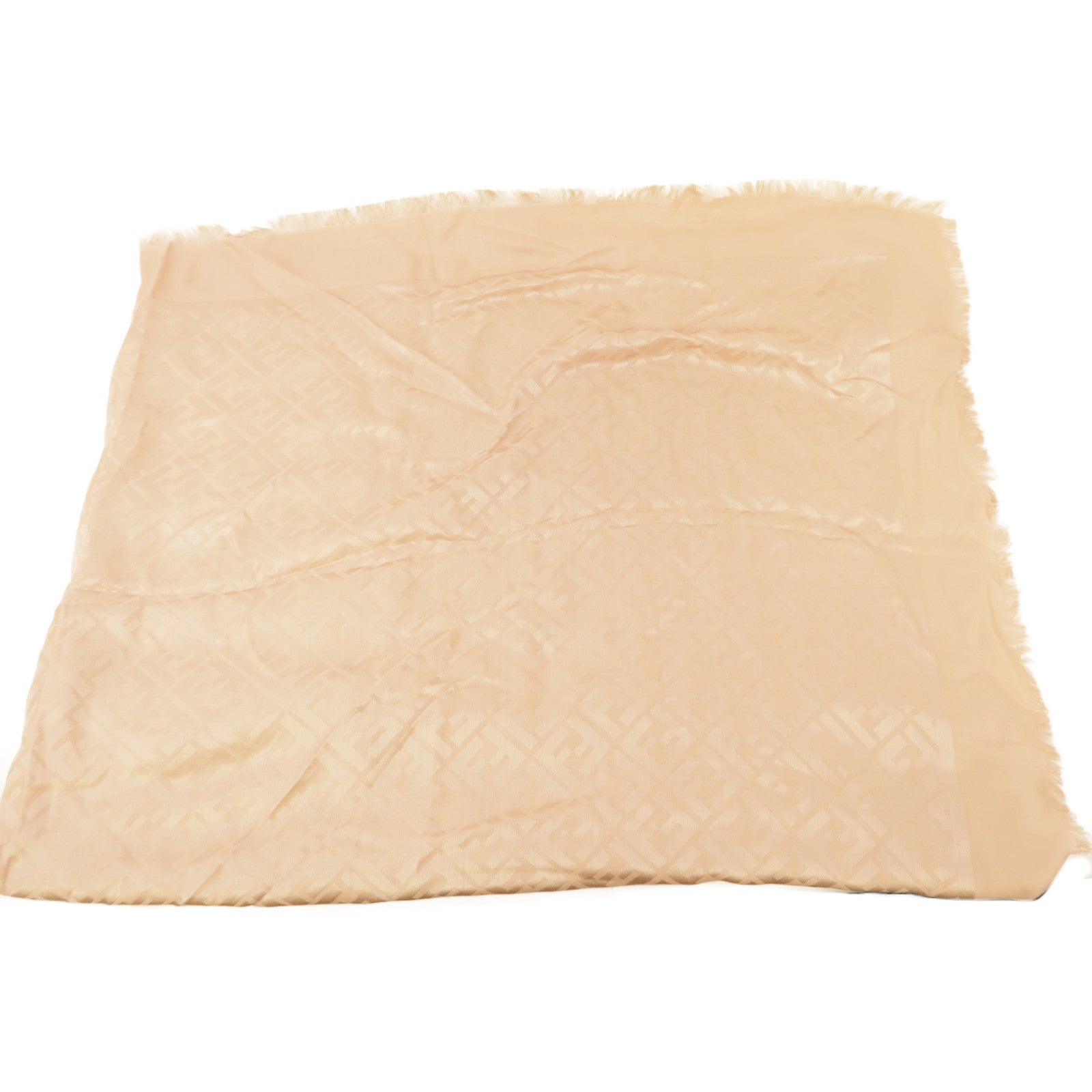 FENDI Scarf FXT069-AJW7 Silk/Wool Pink