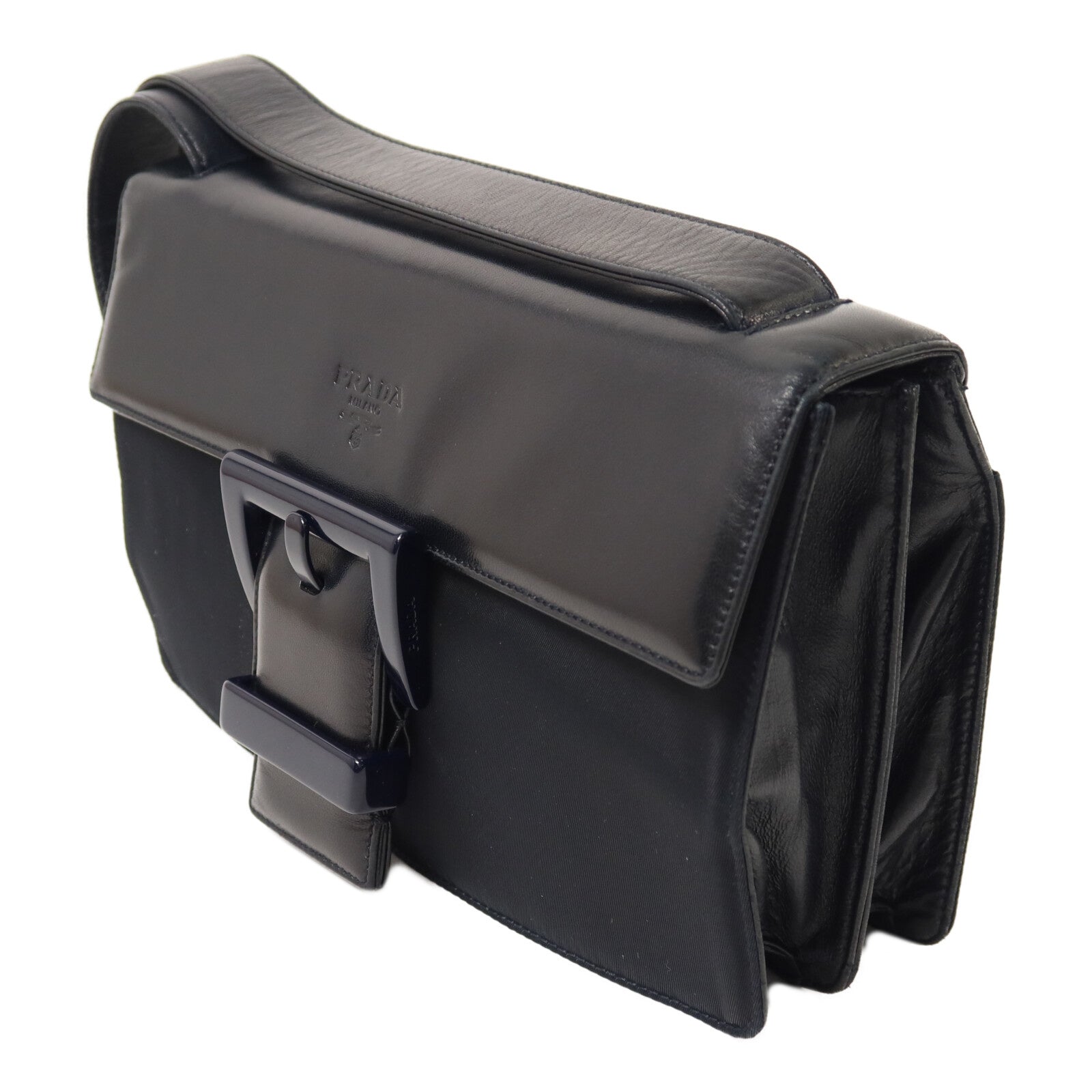 PRADA 羊皮皮革/尼龍Shoulder Bag肩背袋