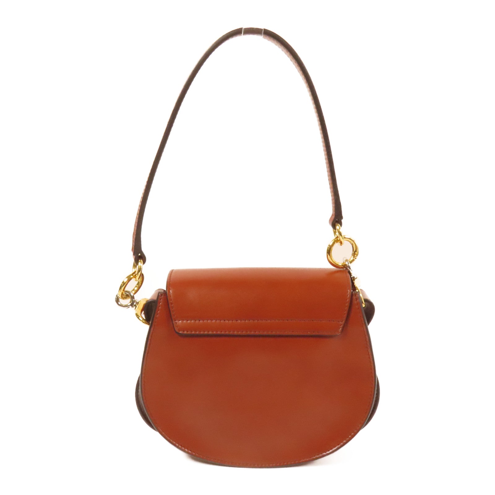 Chloe 牛皮皮革Tess金扣手挽肩背兩用袋