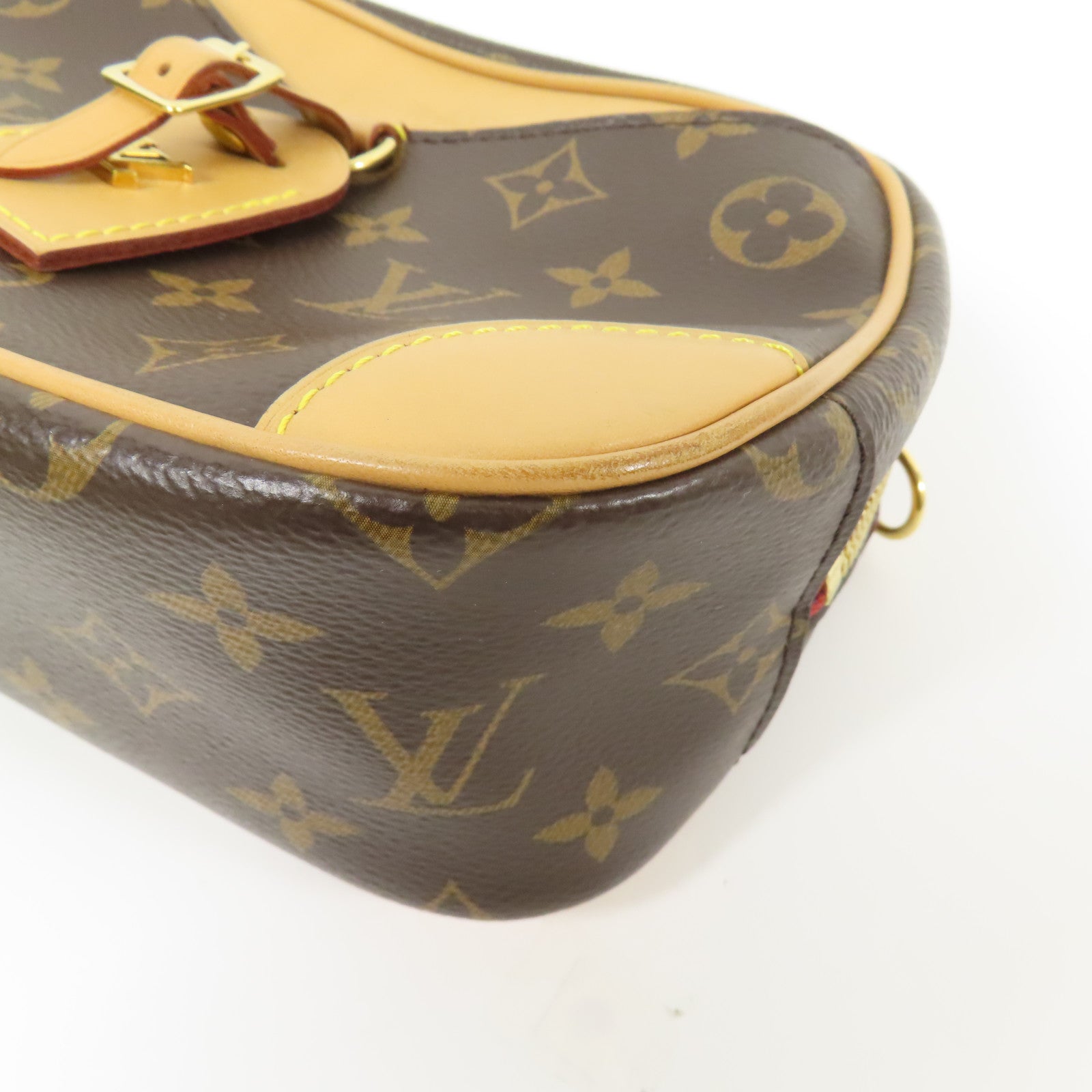 LOUIS VUITTON Monogram Deauville Mini金扣肩背袋