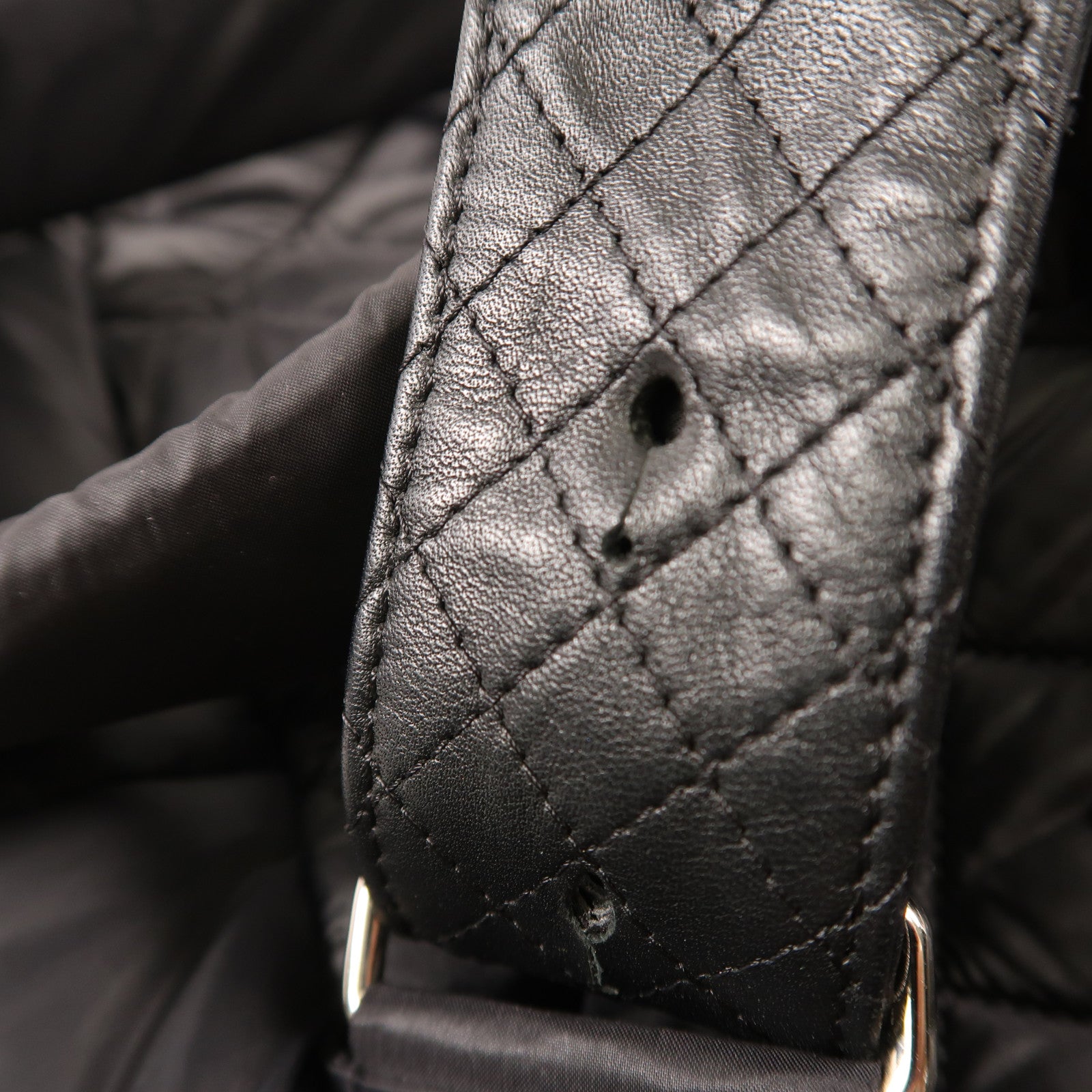 CHANEL CC SHW Coco Cocoon Rucksack Backpack Nylon Black