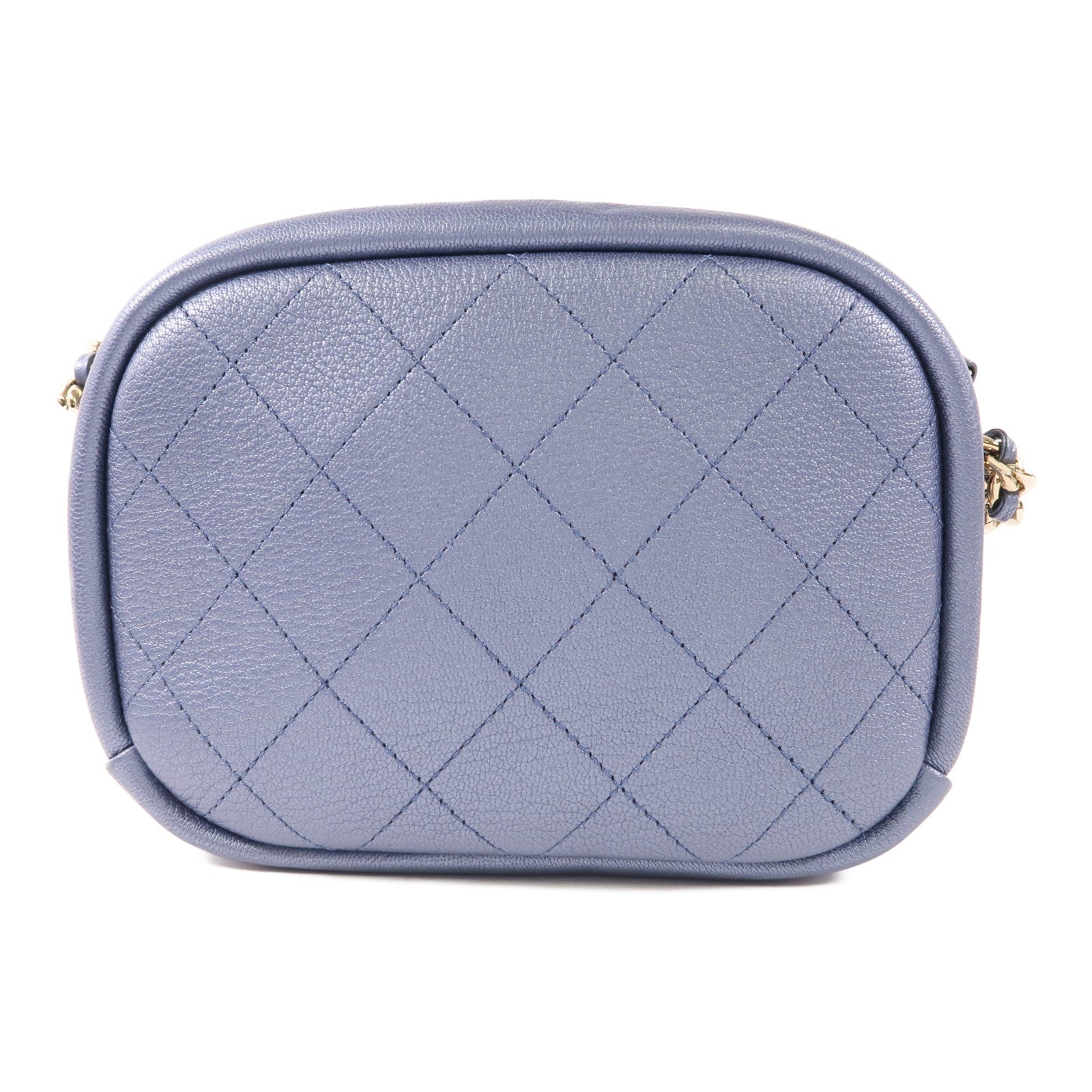 CHANEL 牛皮皮革Camera Case金扣肩背袋