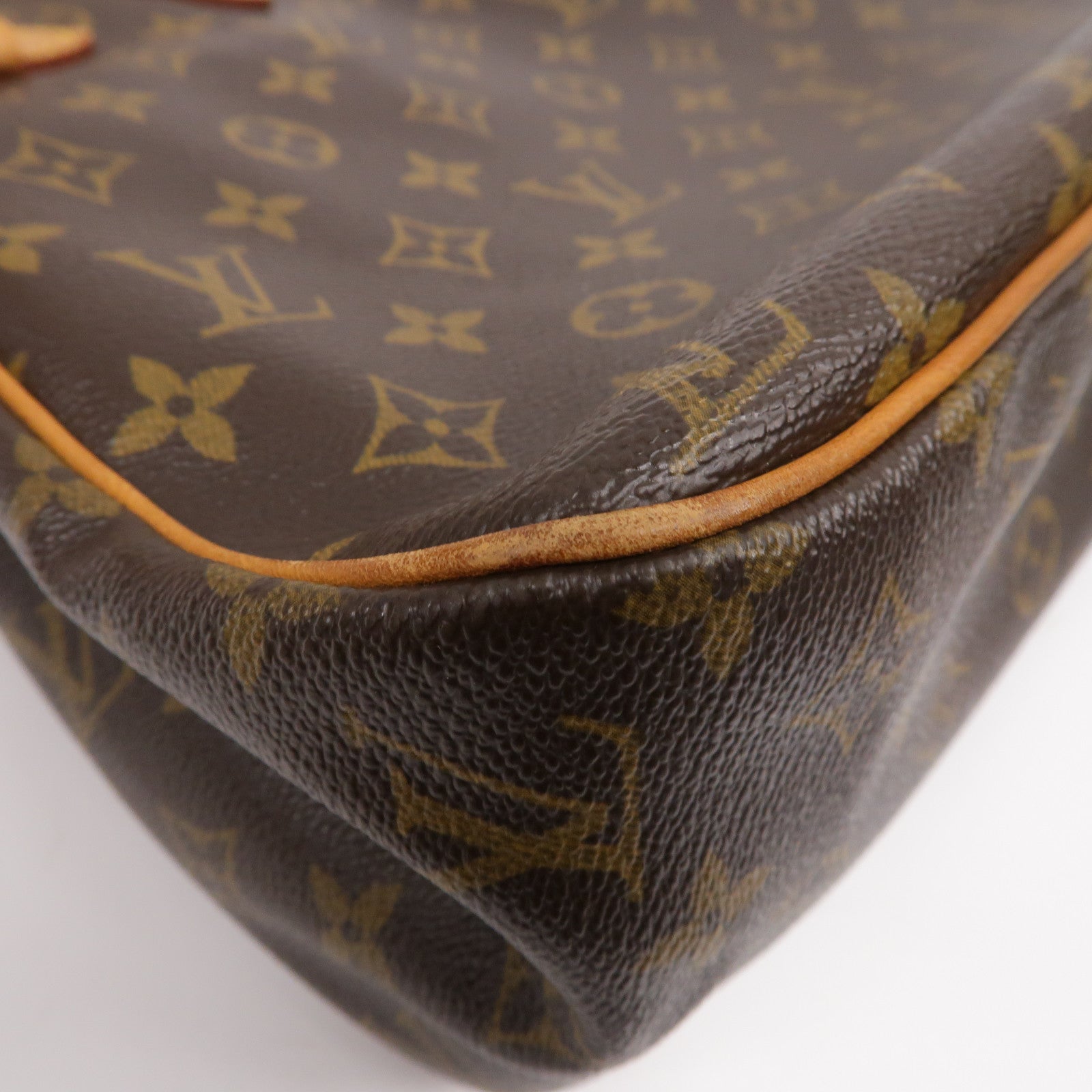 LOUIS VUITTON Monogram Batignolles Horizontal金扣肩背袋啡色