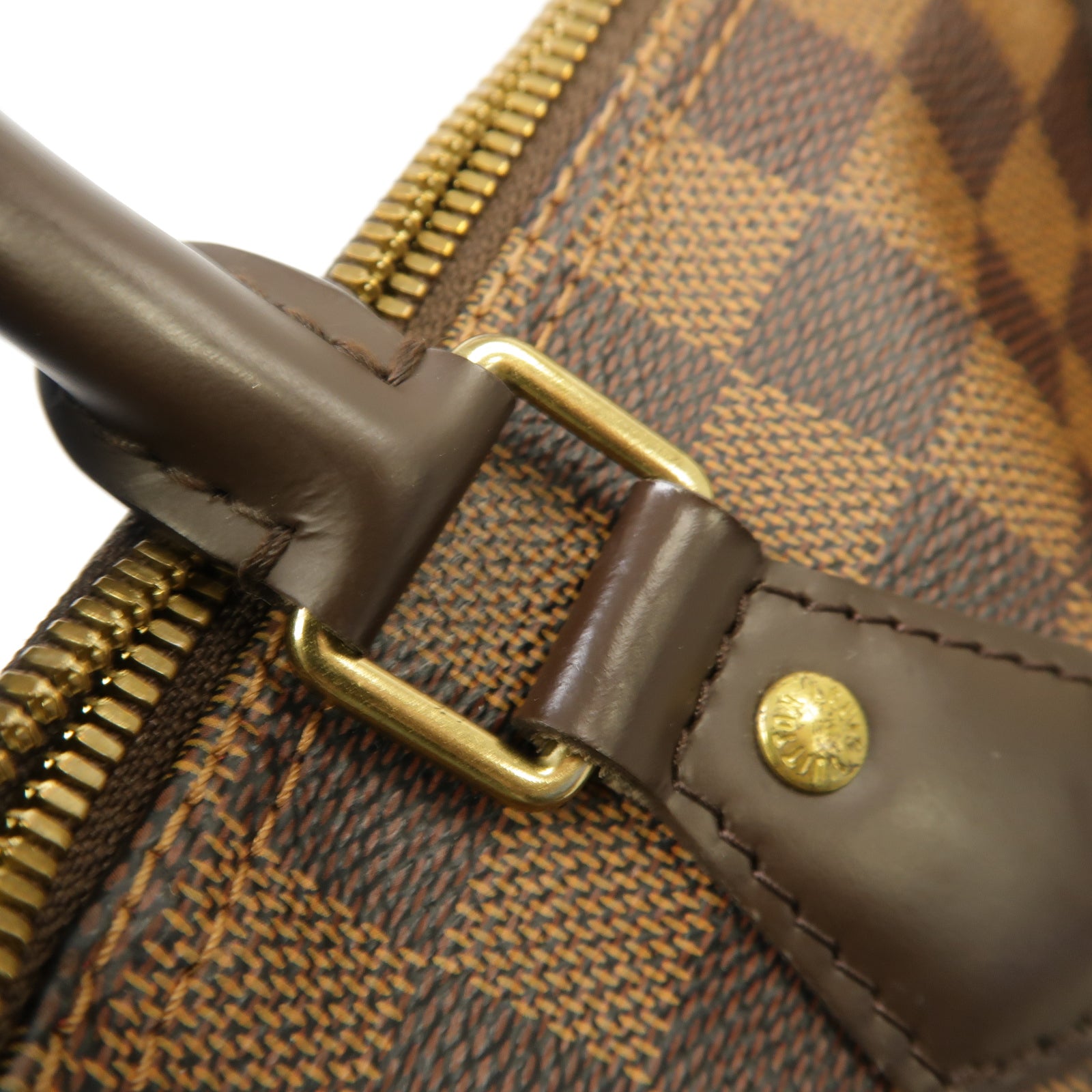 LOUIS VUITTON 【激減優惠】Damier Speedy Bandouliere 25金扣手挽肩背兩用袋啡色