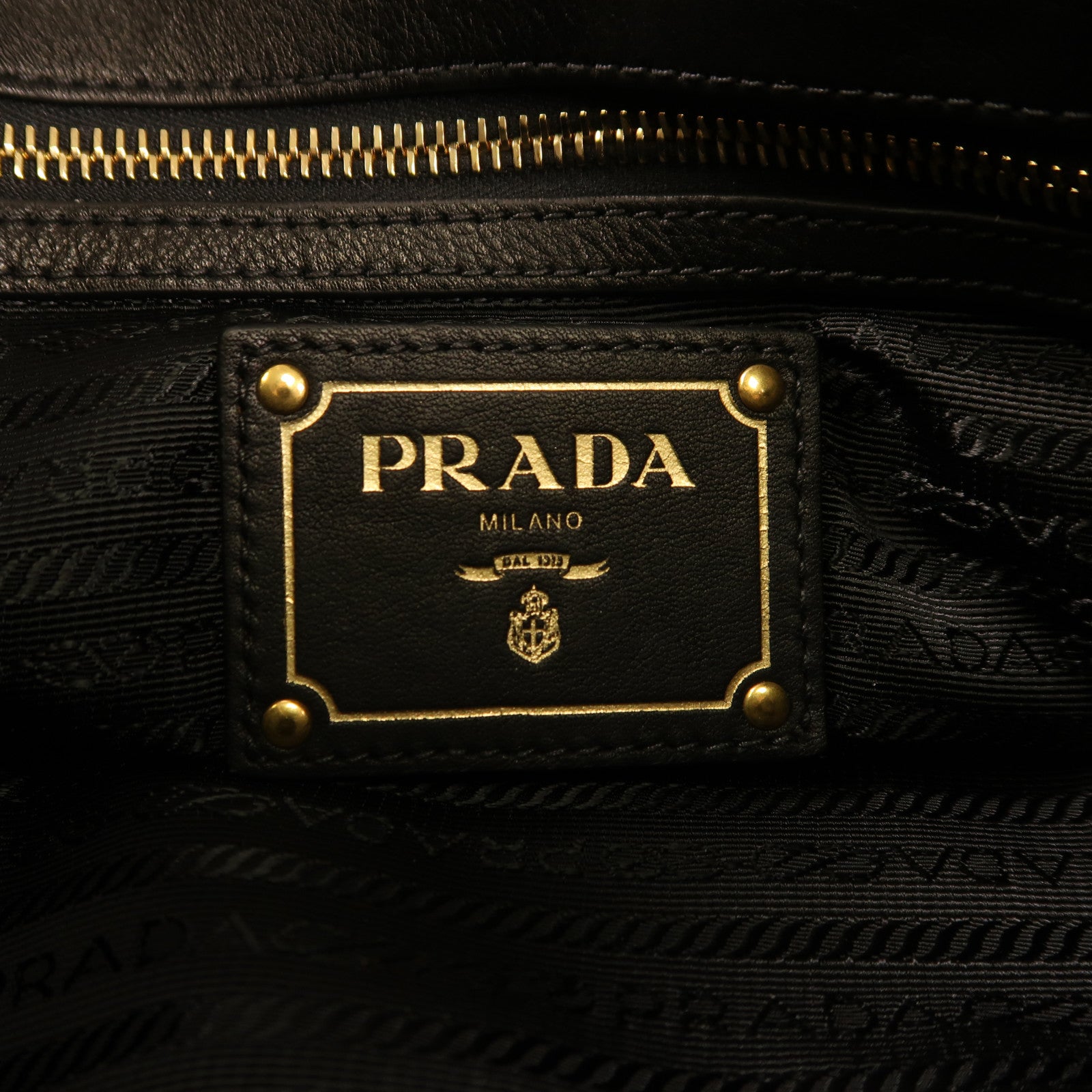 PRADA 尼龍/皮革2 Way Shoulder金扣手挽肩背兩用袋