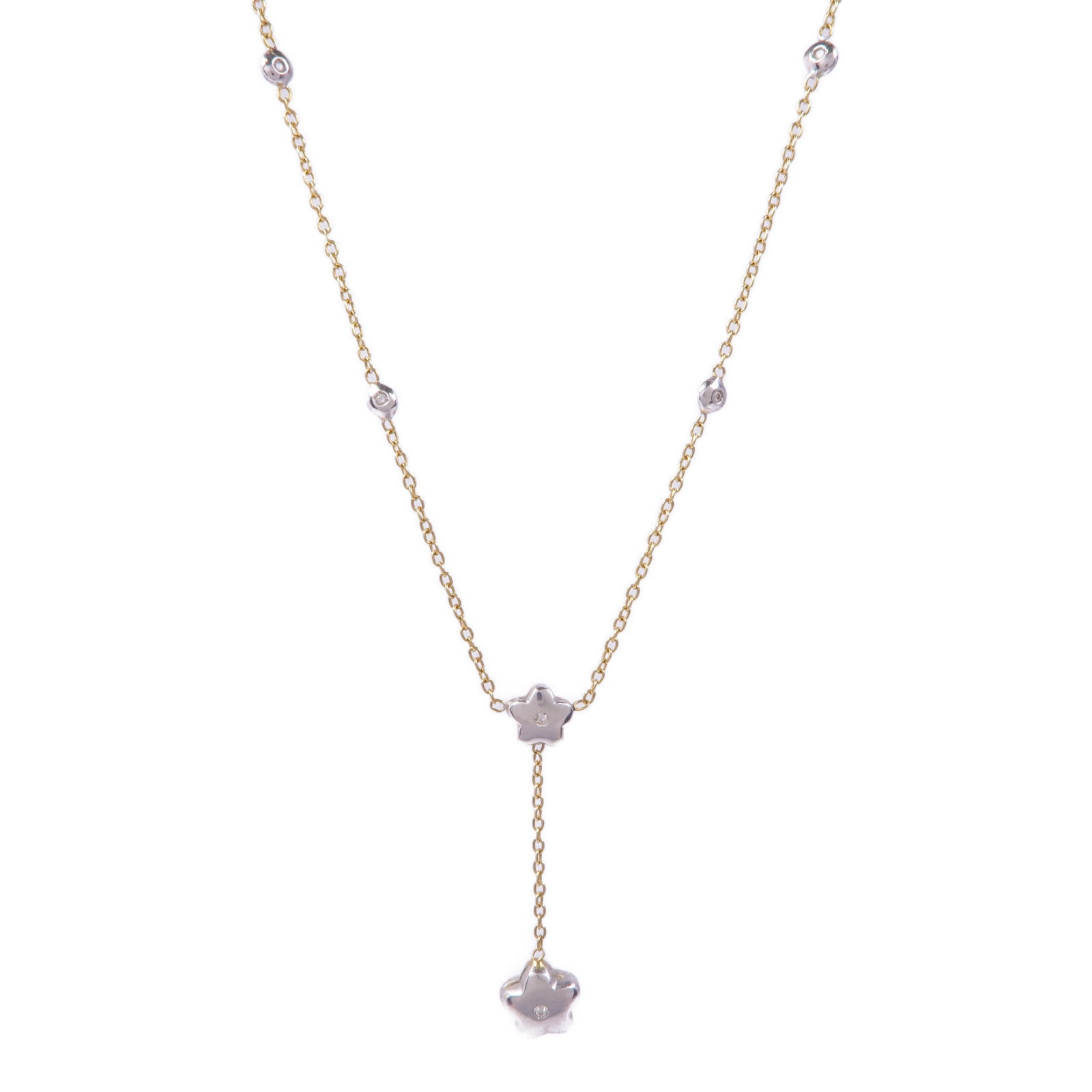 JEWELRY 18K黃金/白金Diamond Necklace鑽石項鍊