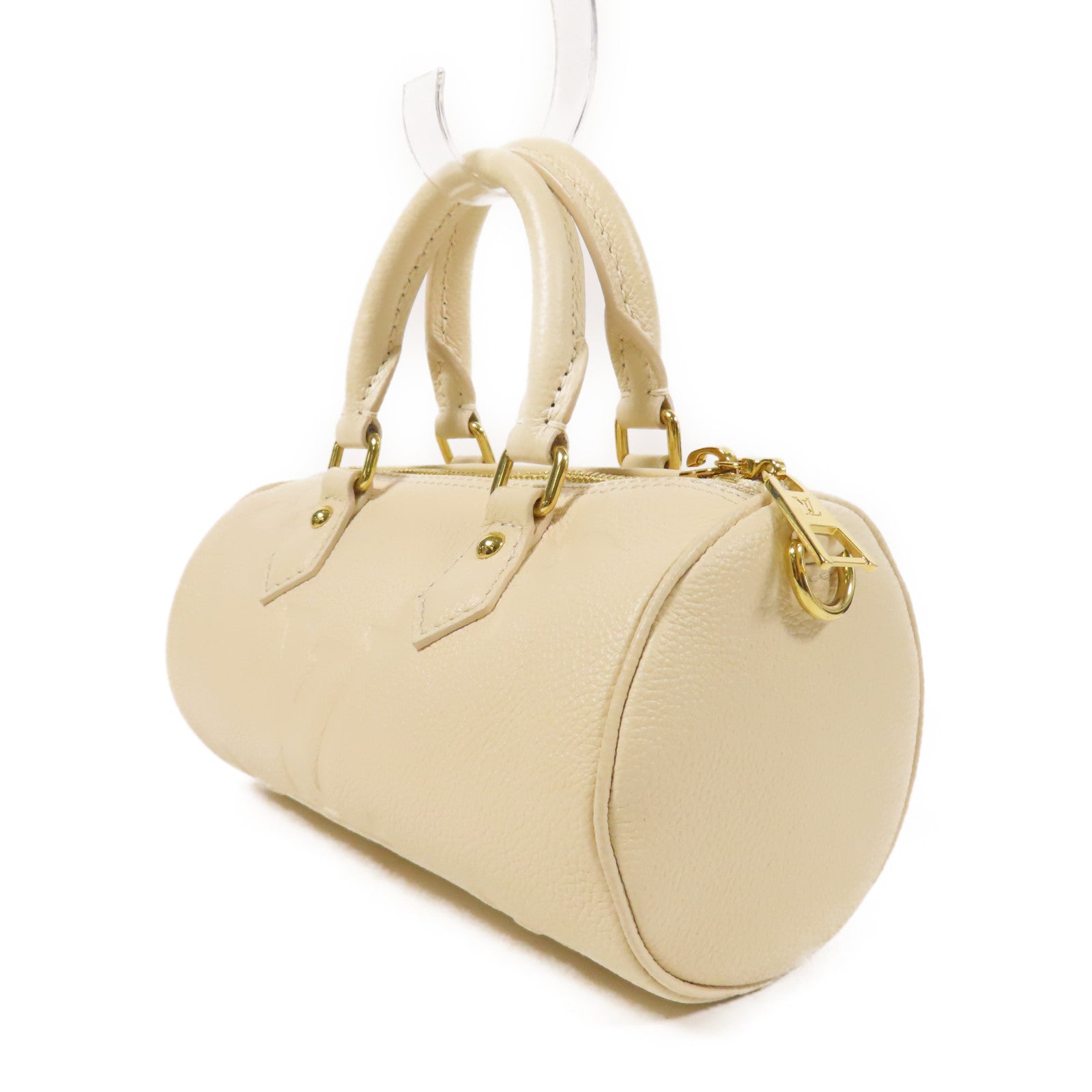 LOUIS VUITTON Monogram Empreinte Papillon BB金扣手挽肩背兩用袋