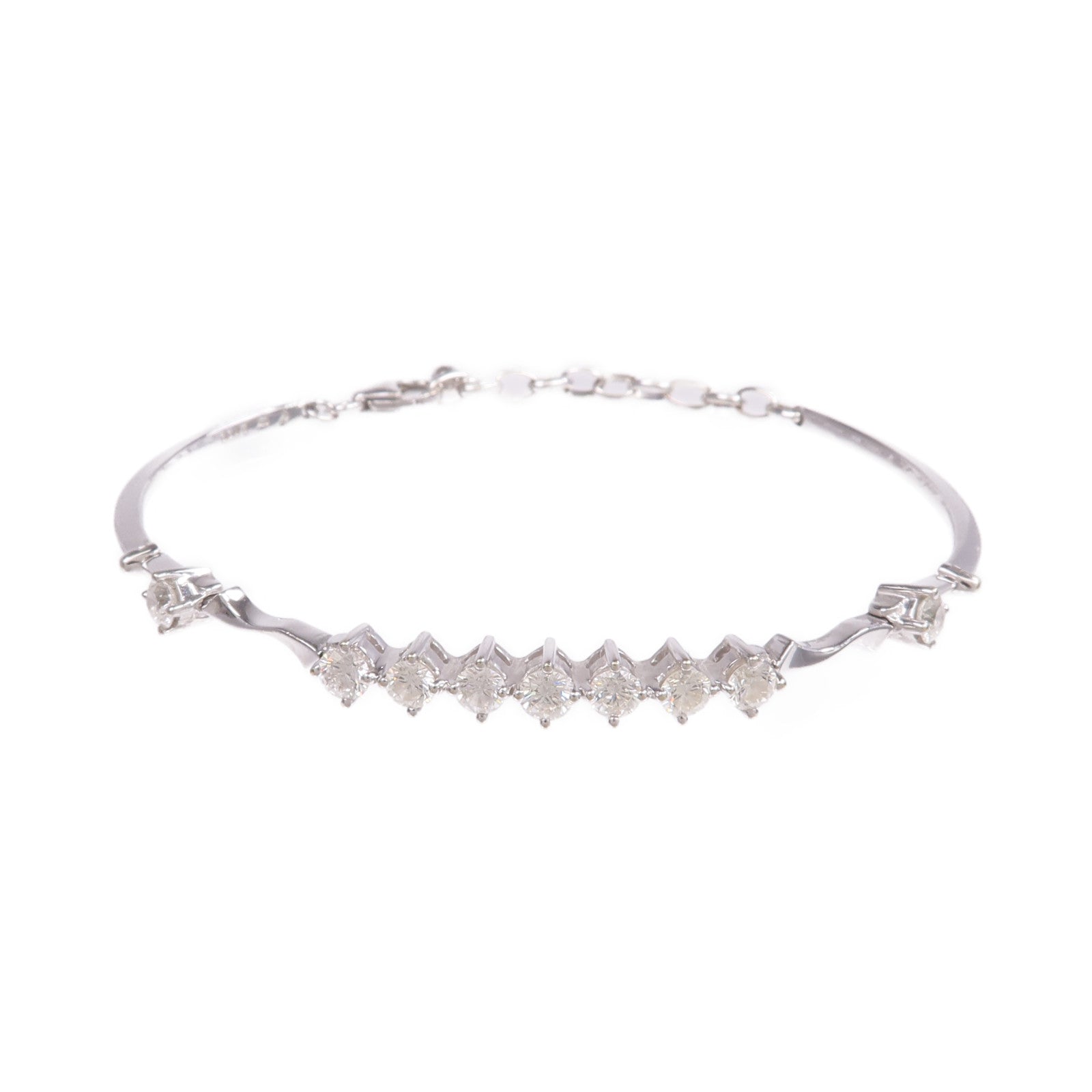JEWELRY 【激減優惠】18K白金Diamond Bracelet鑽石手鏈