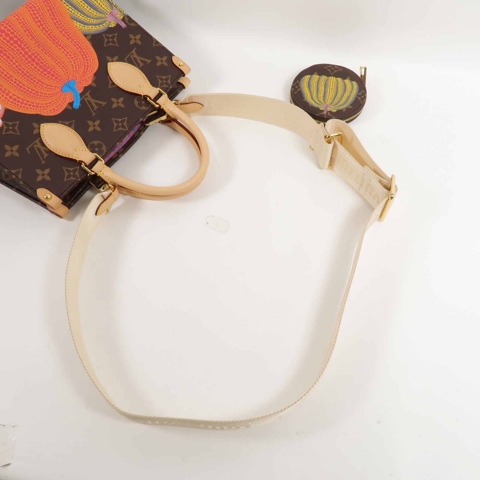 LOUIS VUITTON Monogram On The Go PM手挽肩背兩用袋