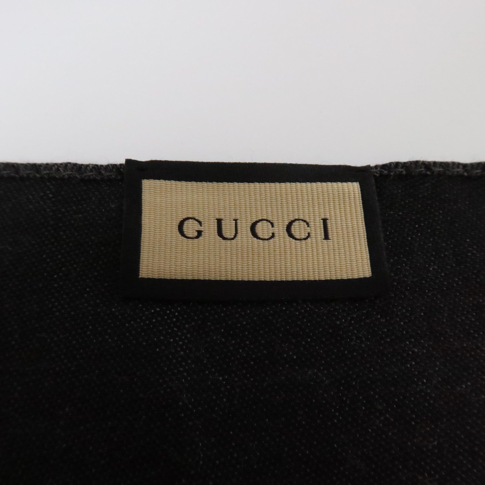 GUCCI 羊毛/絲質Scarf 45X180cm絲巾